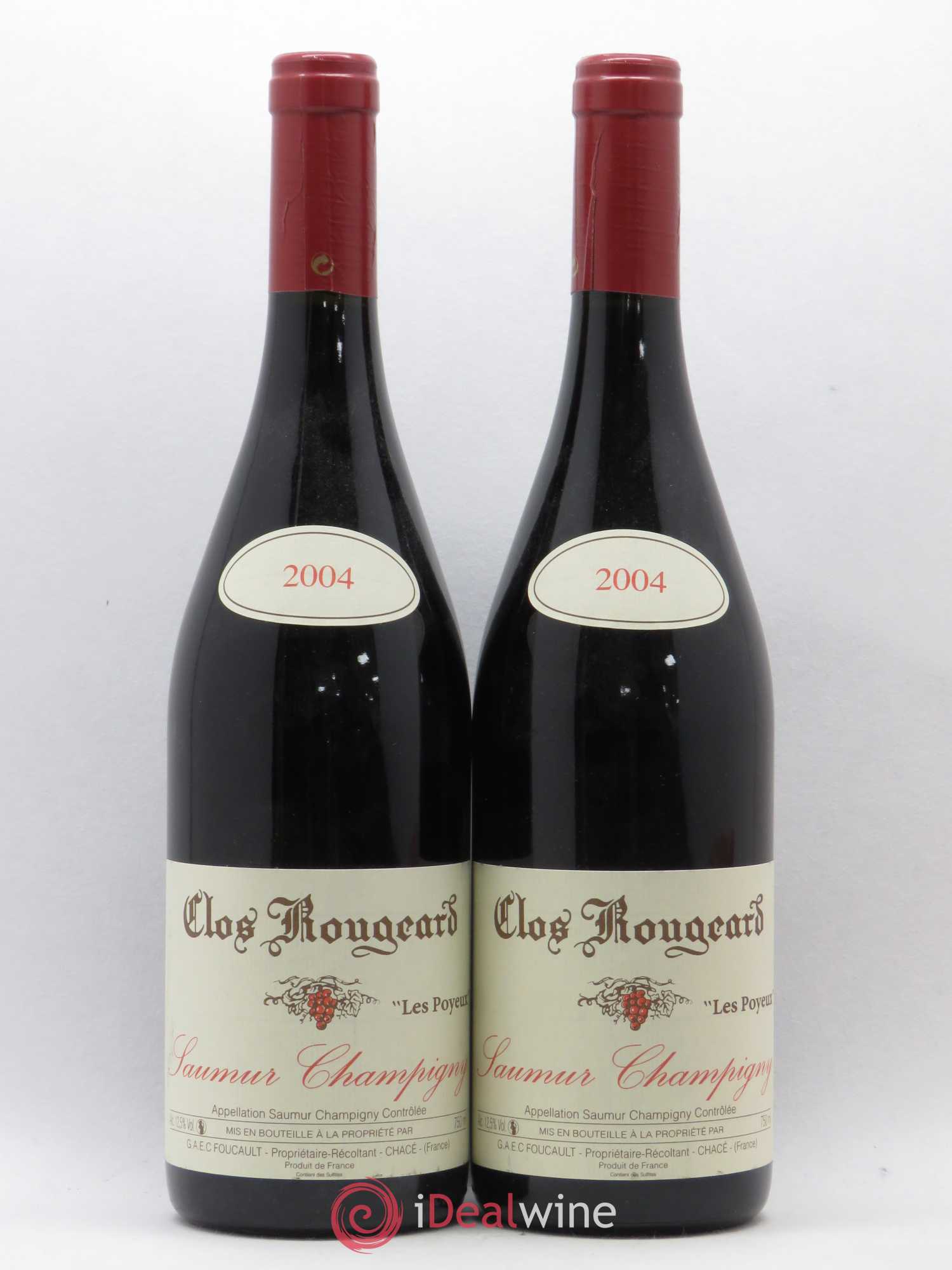 Saumur-Champigny Les Poyeux Clos Rougeard 2004 - Lot de 2 bouteilles - 0