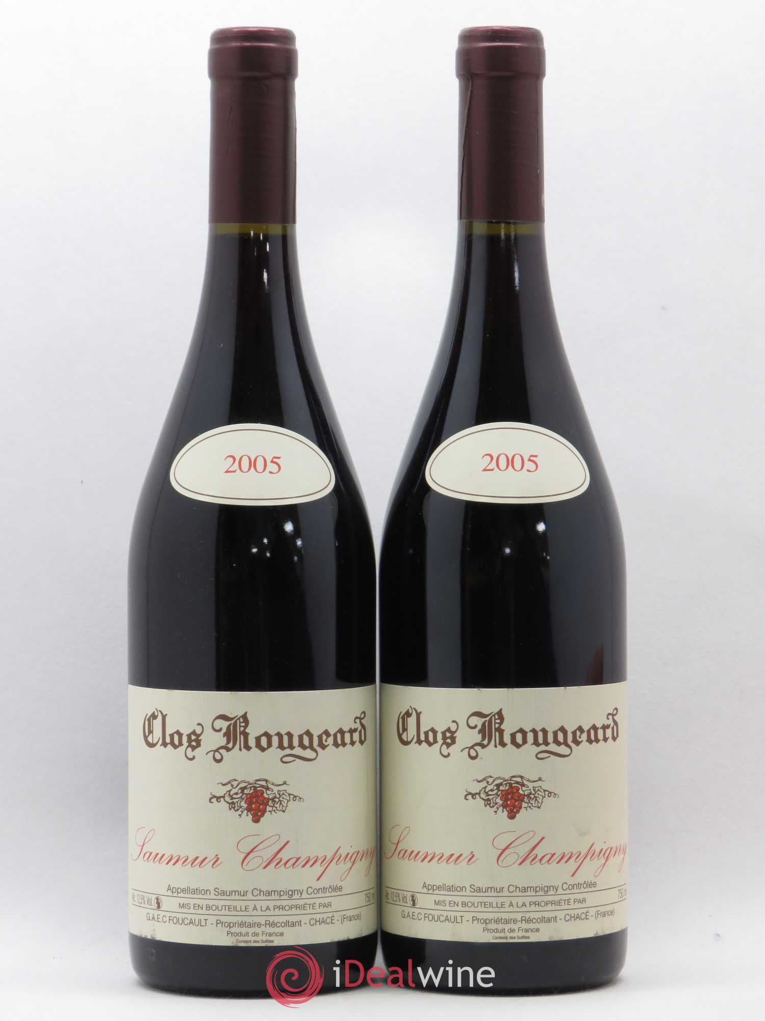 Saumur-Champigny Clos Rougeard 2005 - Lot de 2 bouteilles - 0