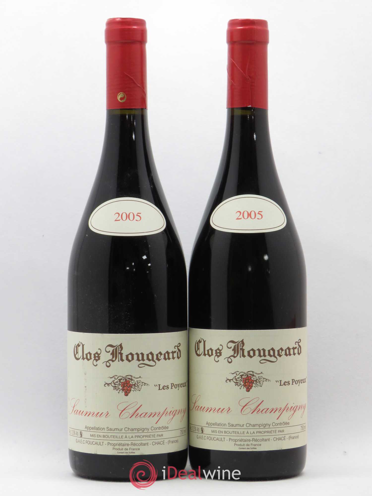 Saumur-Champigny Les Poyeux Clos Rougeard 2005 - Lot de 2 bouteilles - 0