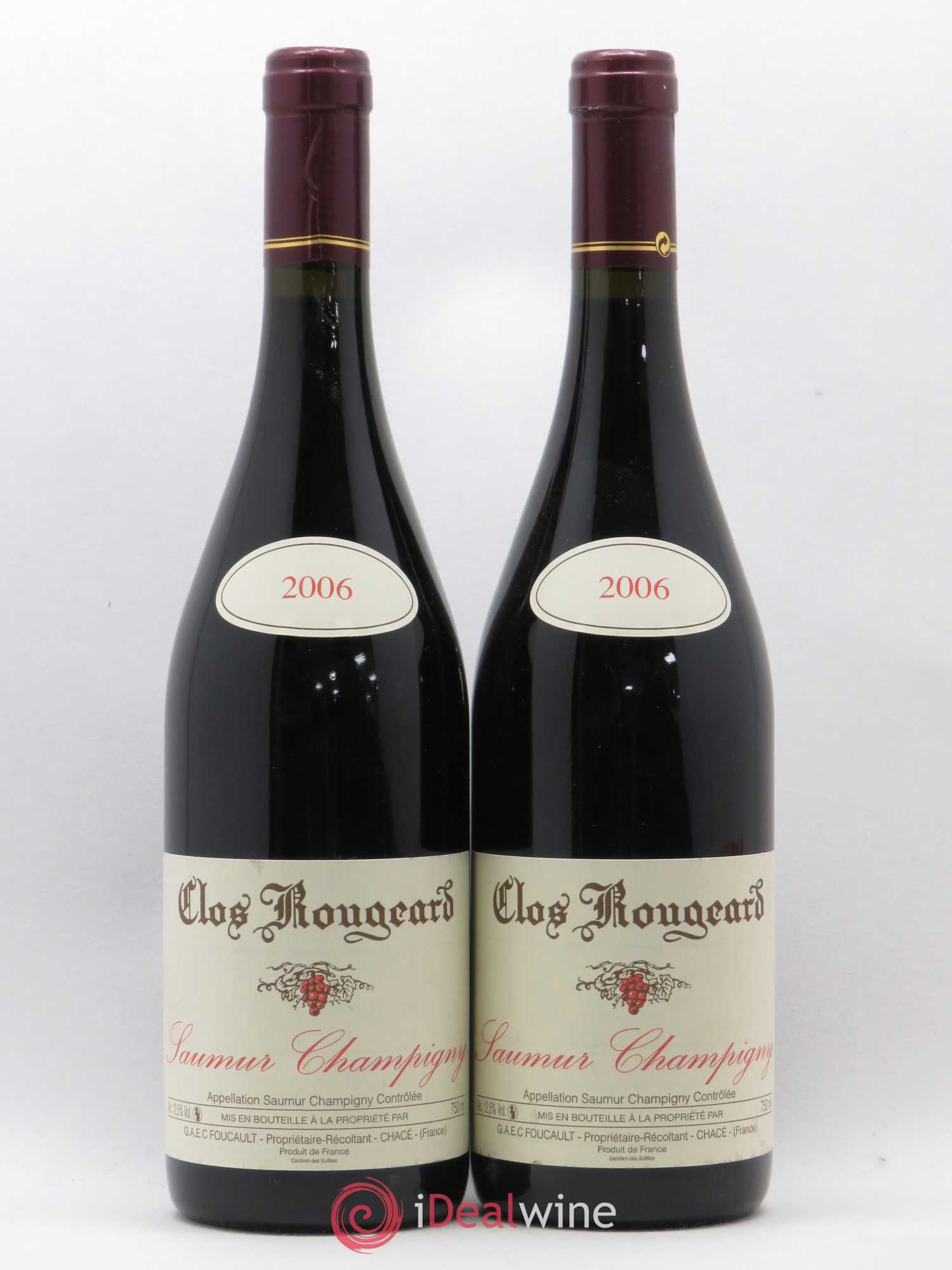 Saumur-Champigny Clos Rougeard 2006 - Lot de 2 bouteilles - 0
