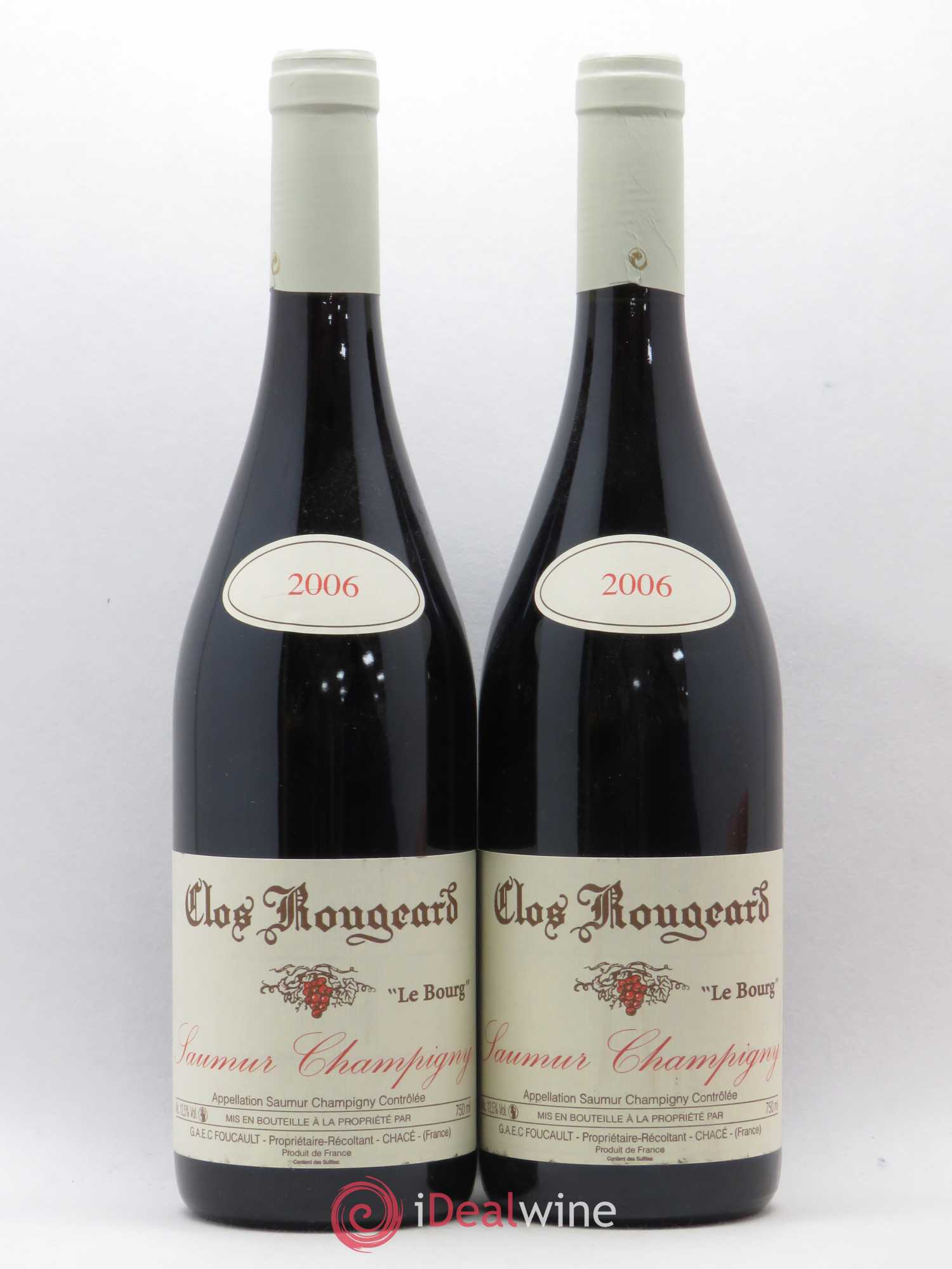 Saumur-Champigny Le Bourg Clos Rougeard 2006 - Lot de 2 bouteilles - 0