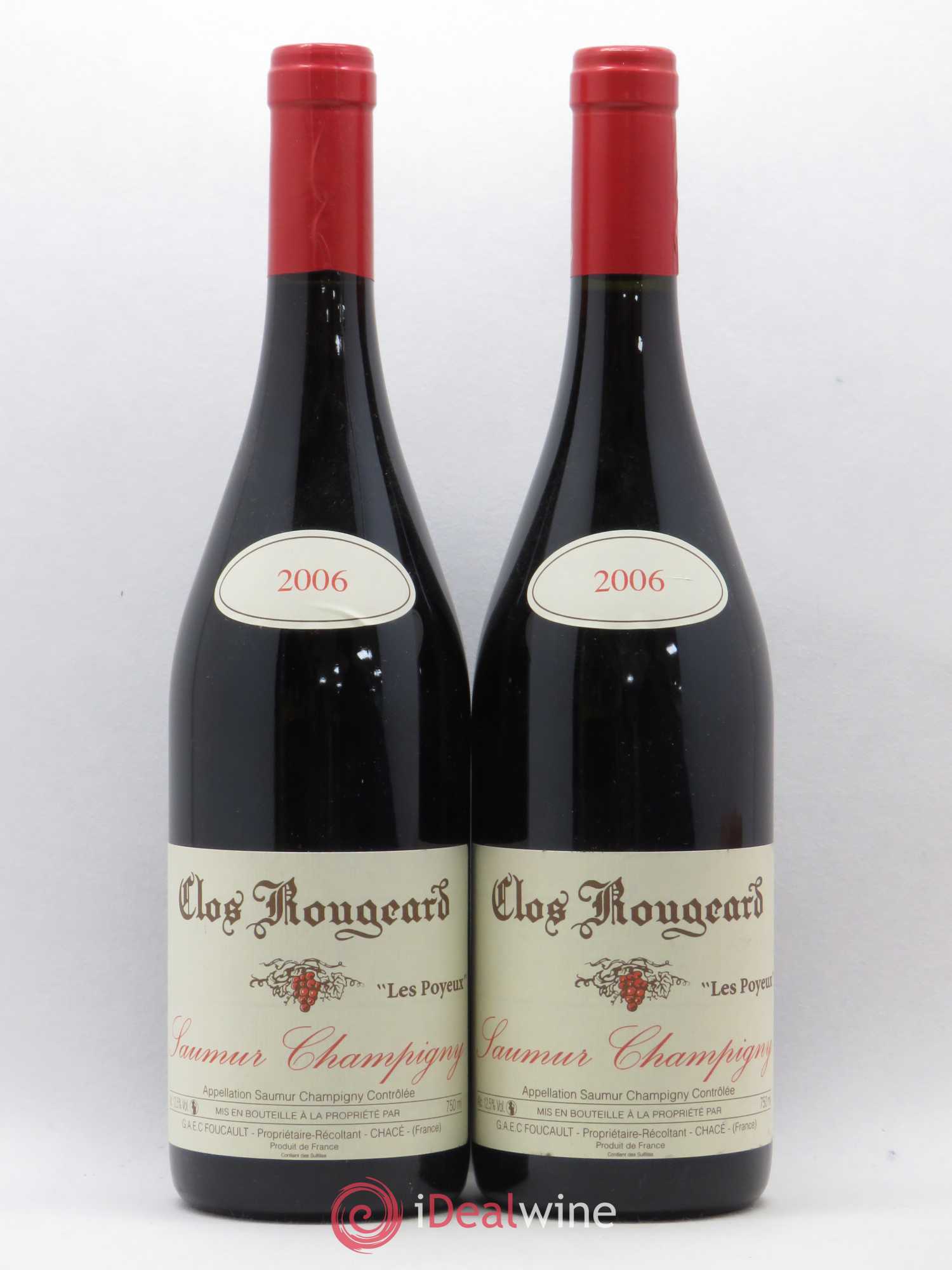 Saumur-Champigny Les Poyeux Clos Rougeard 2006 - Lot de 2 bouteilles - 0