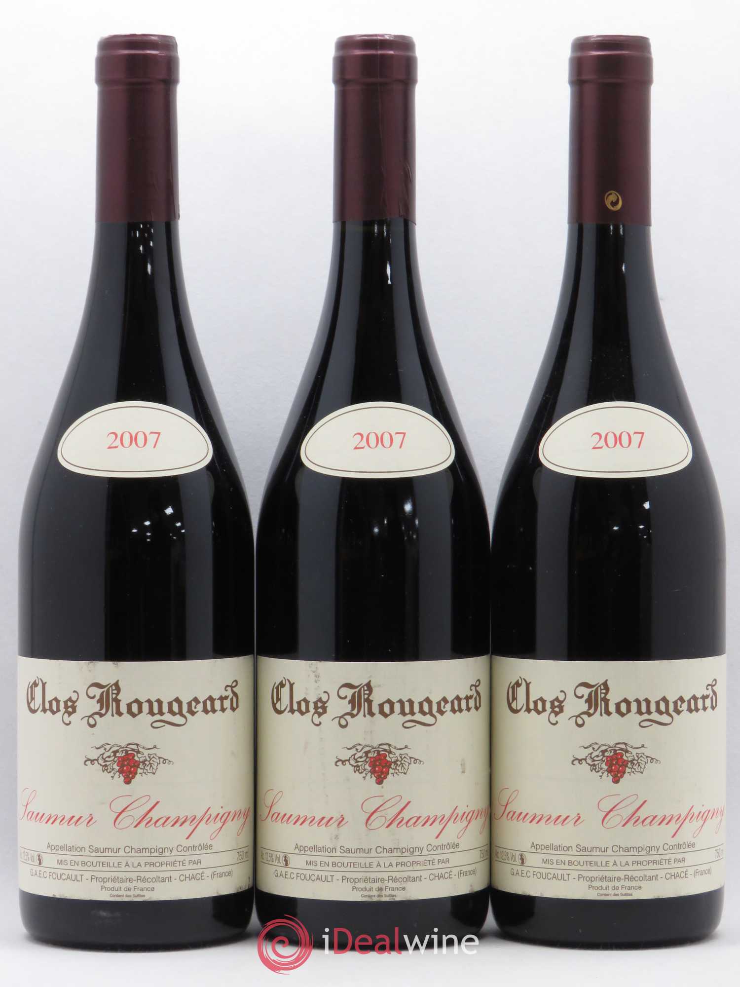 Saumur-Champigny Clos Rougeard 2007 - Lot de 3 bouteilles - 0