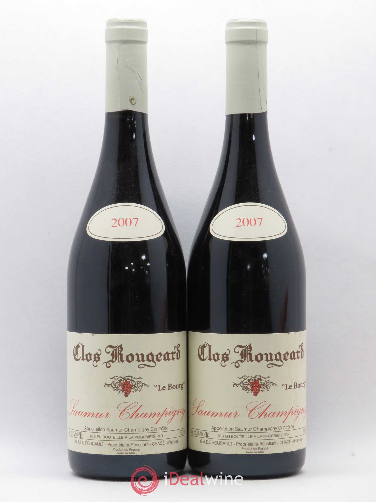 Saumur-Champigny Le Bourg Clos Rougeard 2007 - Lot de 2 bouteilles - 0
