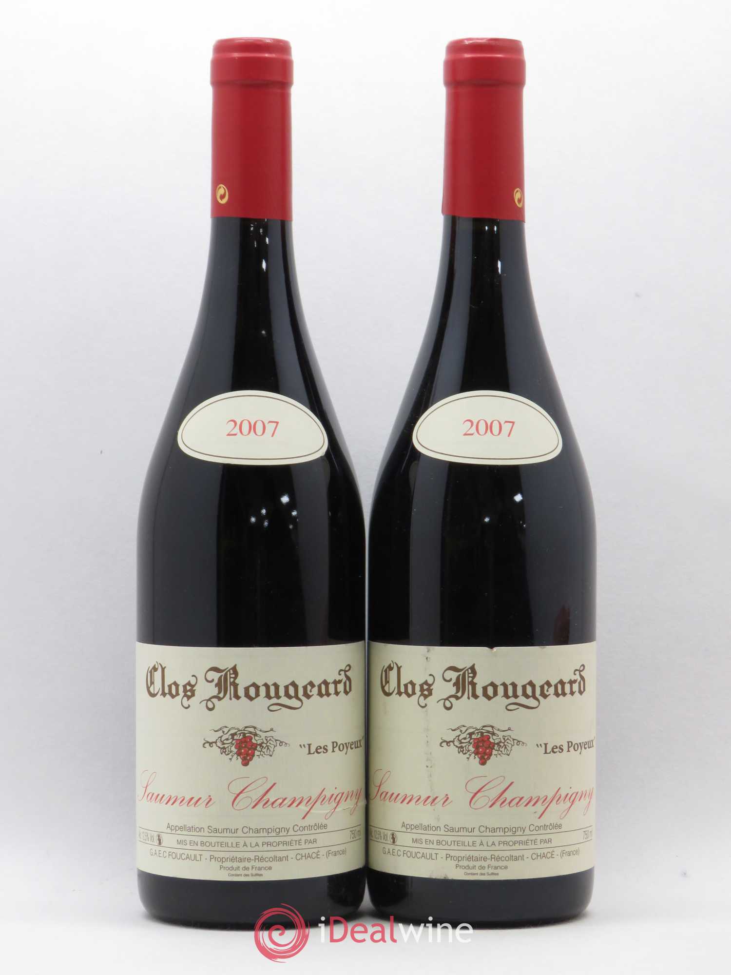 Saumur-Champigny Les Poyeux Clos Rougeard 2007 - Lot de 2 bouteilles - 0