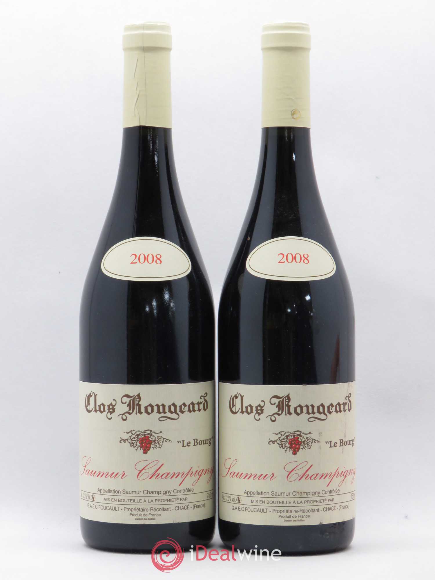 Saumur-Champigny Le Bourg Clos Rougeard 2008 - Lot de 2 bouteilles - 0