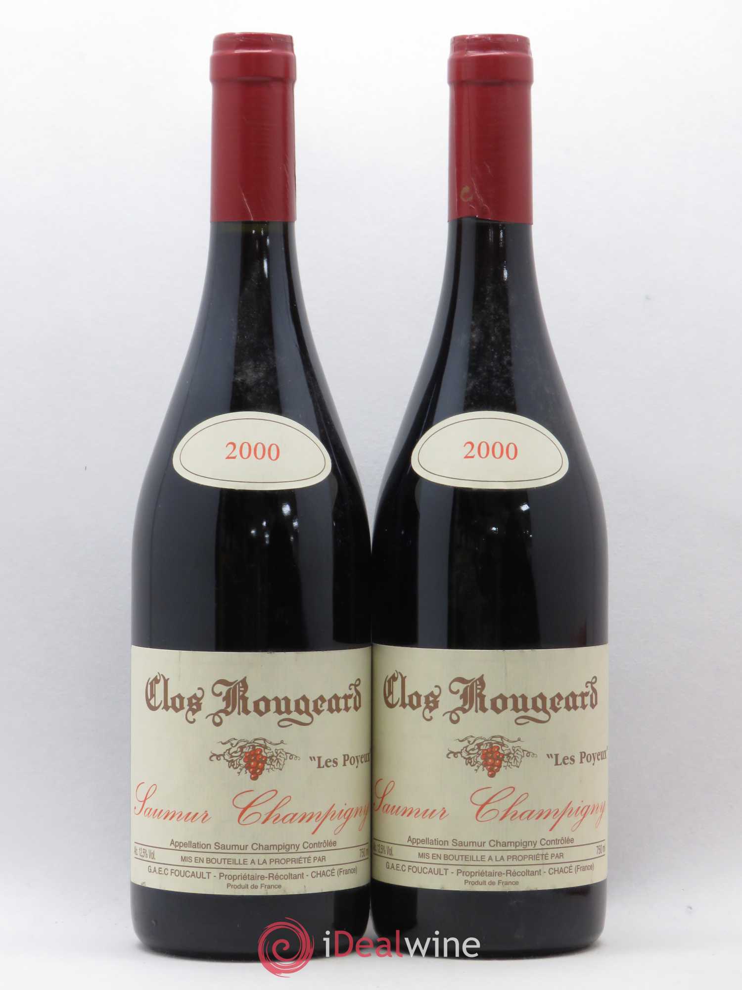 Saumur-Champigny Les Poyeux Clos Rougeard 2000 - Lot de 2 bouteilles - 0