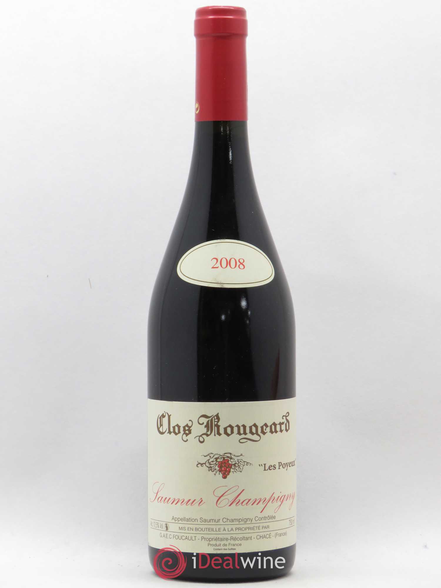 Saumur-Champigny Les Poyeux Clos Rougeard 2008 - Lot de 1 bouteille - 0