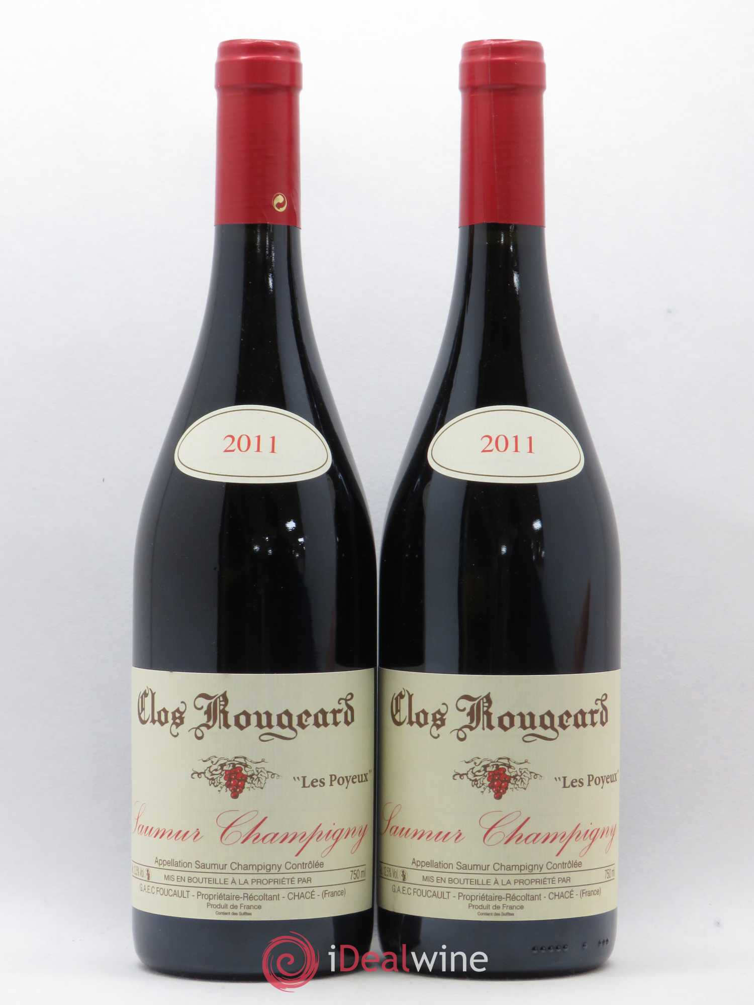 Saumur-Champigny Les Poyeux Clos Rougeard 2011 - Lot de 2 bouteilles - 0