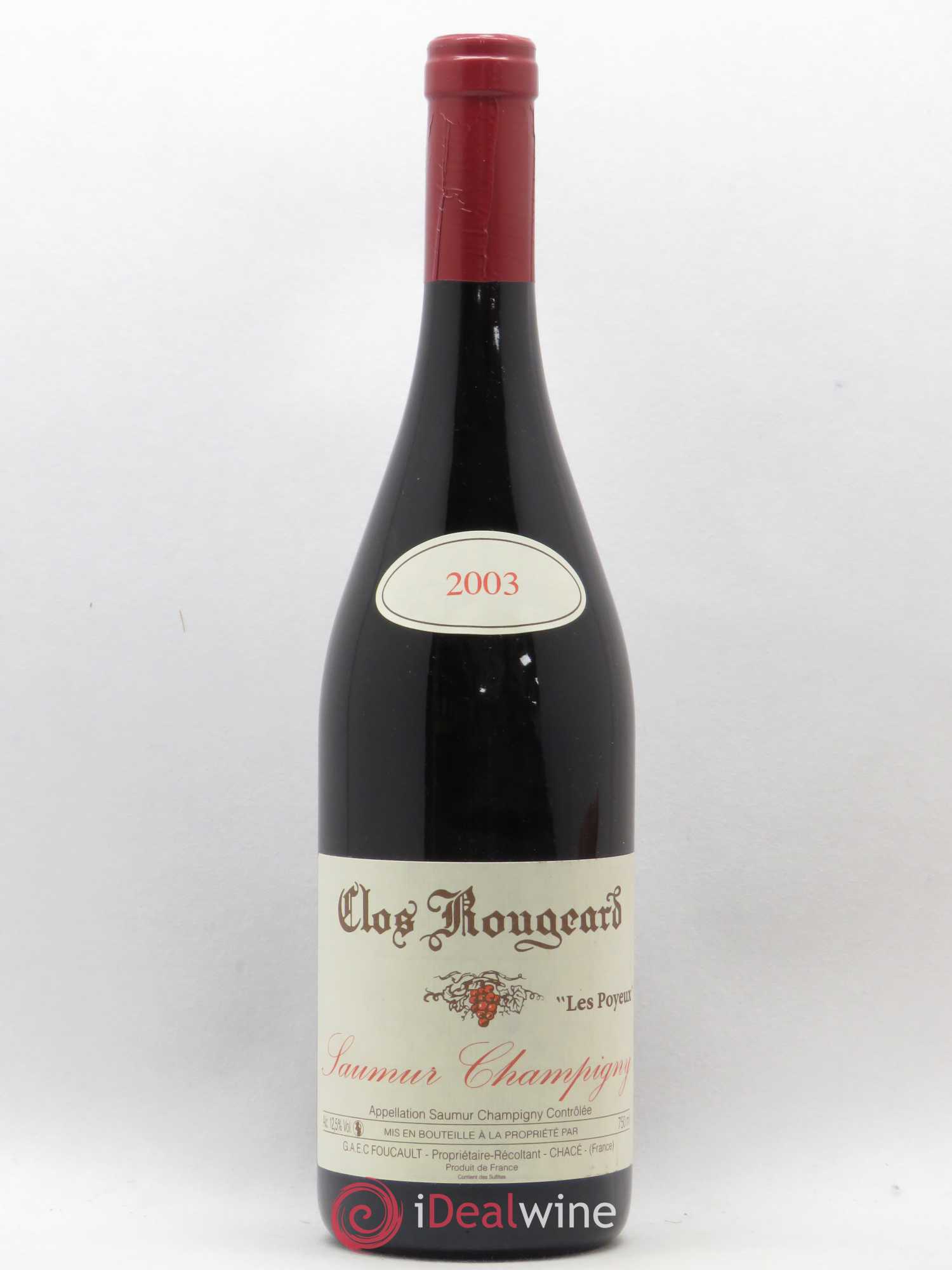 Saumur-Champigny Les Poyeux Clos Rougeard 2003 - Lot de 1 bouteille - 0