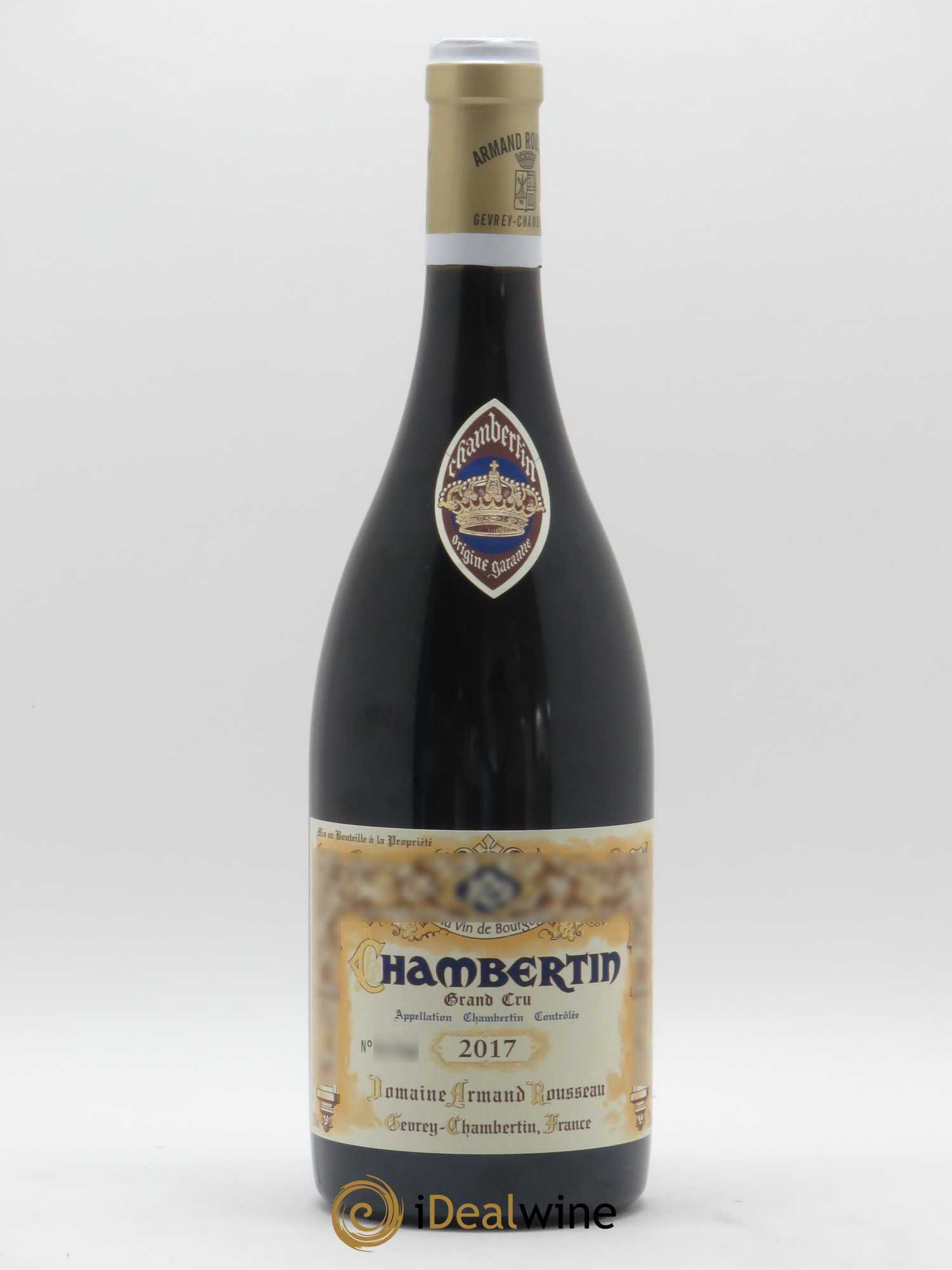 Chambertin Grand Cru Armand Rousseau (Domaine) 2017 - Lot de 1 bouteille - 0