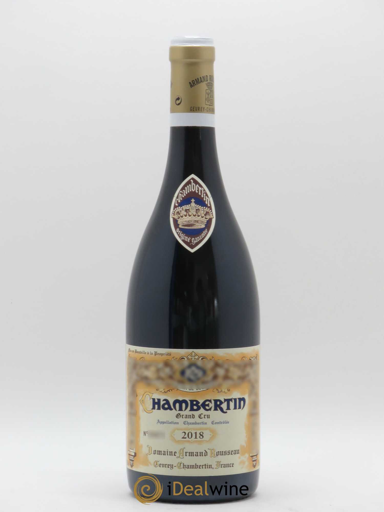 Chambertin Grand Cru Armand Rousseau (Domaine) 2018 - Lot de 1 bouteille - 0