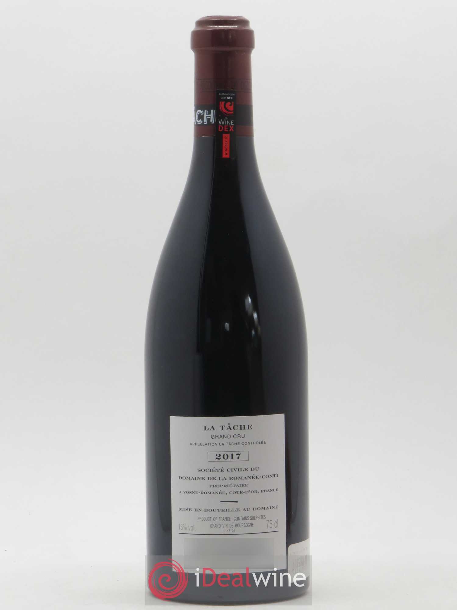 La Tâche Grand Cru Domaine de la Romanée-Conti 2017 - Lot de 1 bouteille - 1