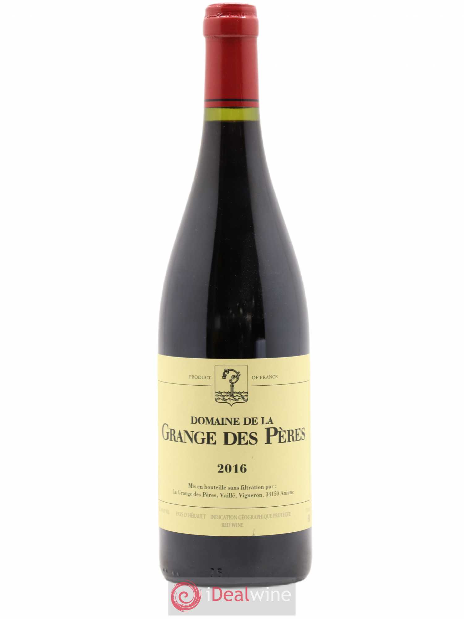 Pays d'Hérault Grange des Pères Laurent Vaillé 2016 - Lot de 1 bouteille - 0