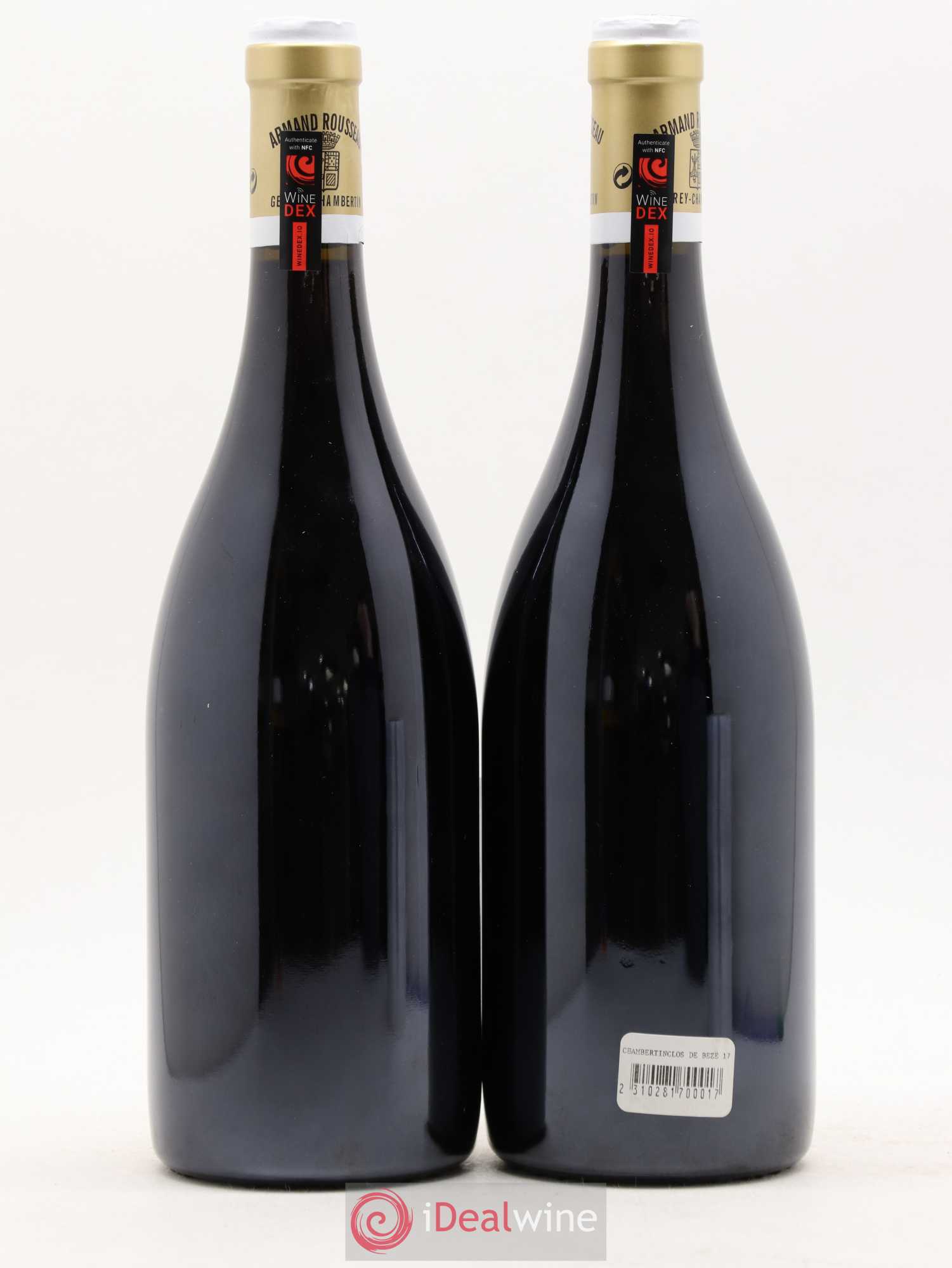 Chambertin Clos de Bèze Grand Cru Armand Rousseau (Domaine) 2017 - Lot de 2 bouteilles - 1