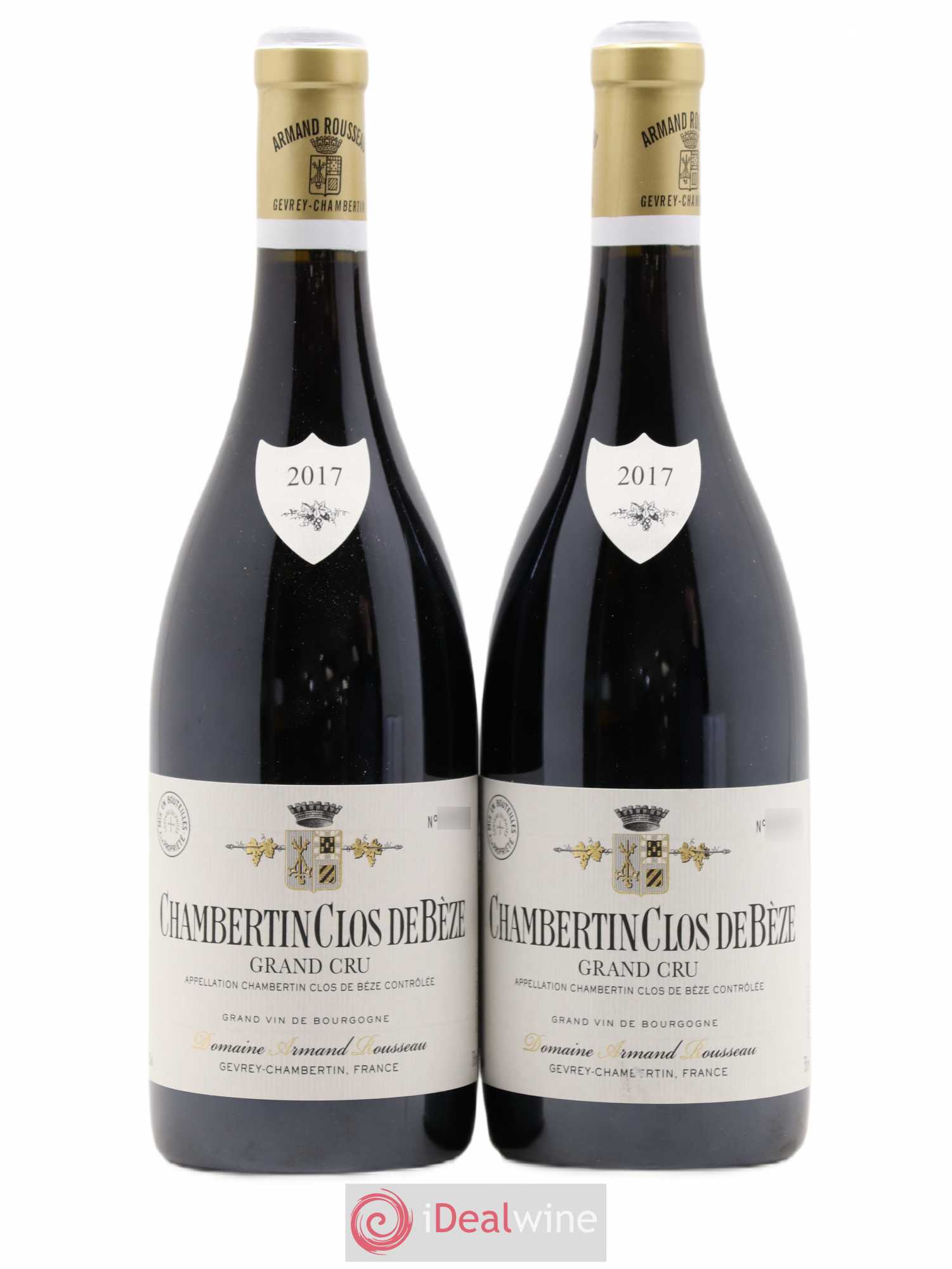 Chambertin Clos de Bèze Grand Cru Armand Rousseau (Domaine) 2017 - Lot de 2 bouteilles - 0