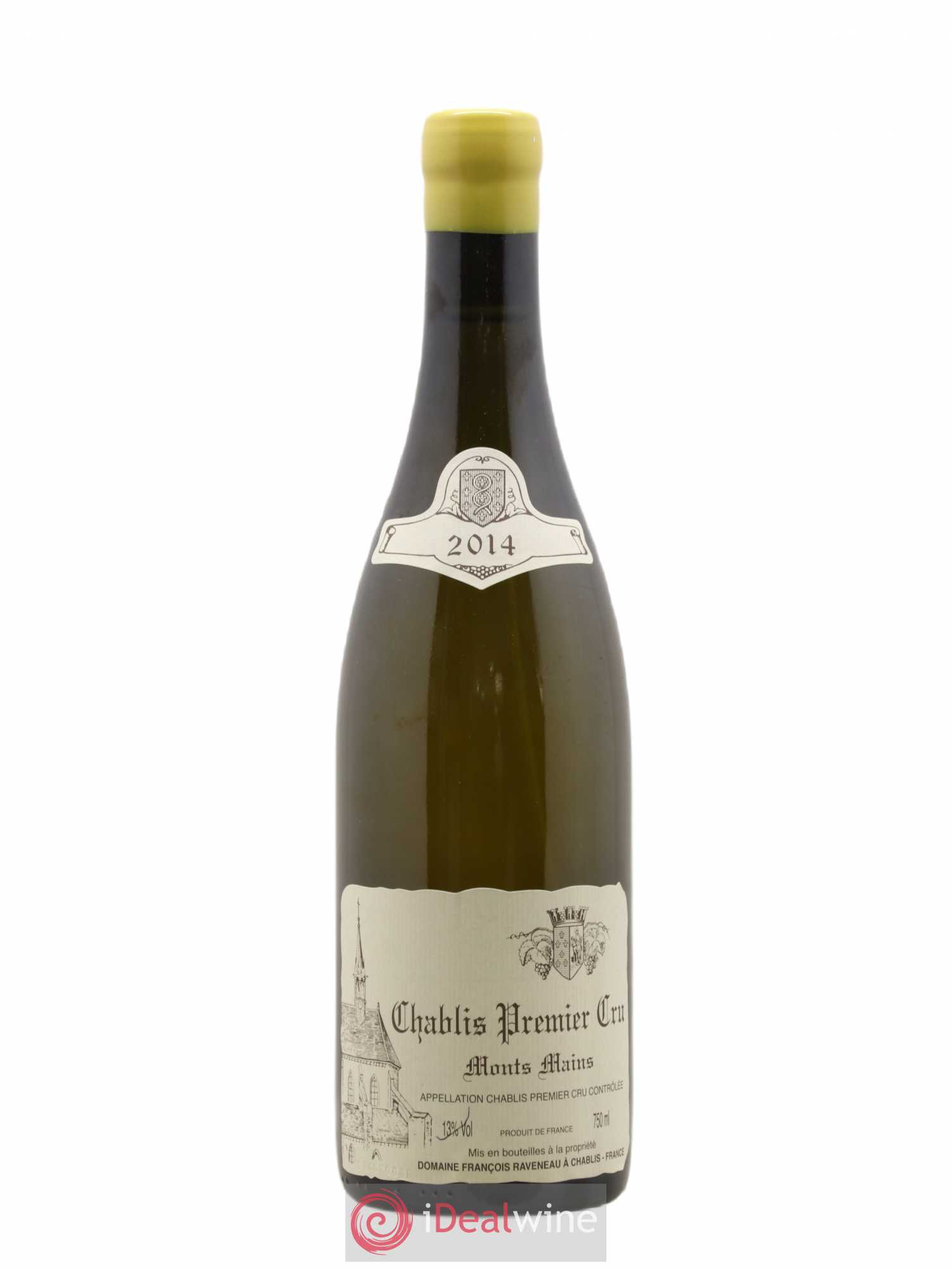 Chablis 1er Cru Monts Mains Raveneau (Domaine) 2014 - Lot de 1 bouteille - 0