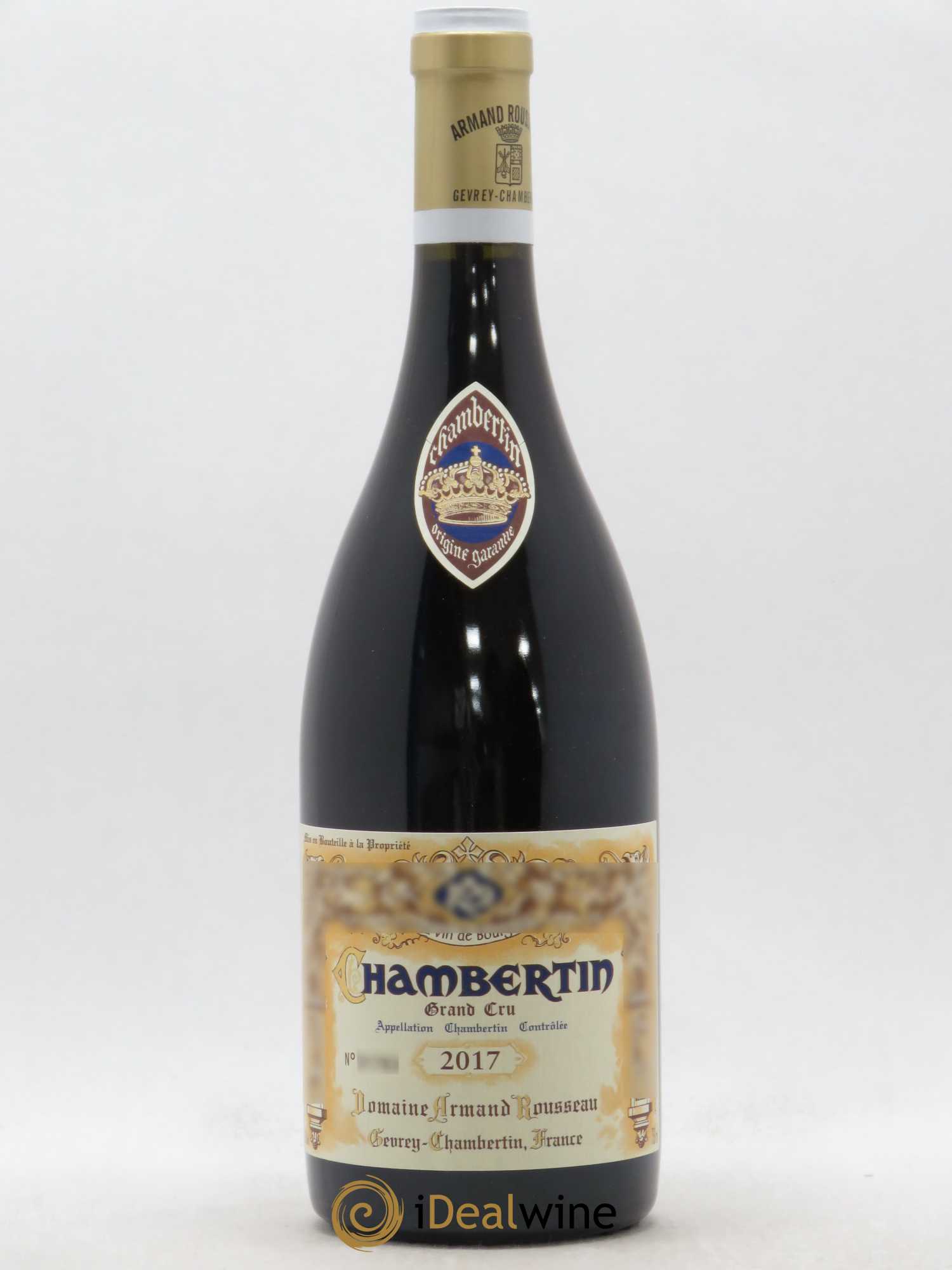 Chambertin Grand Cru Armand Rousseau (Domaine) 2017 - Lot de 1 bouteille - 0