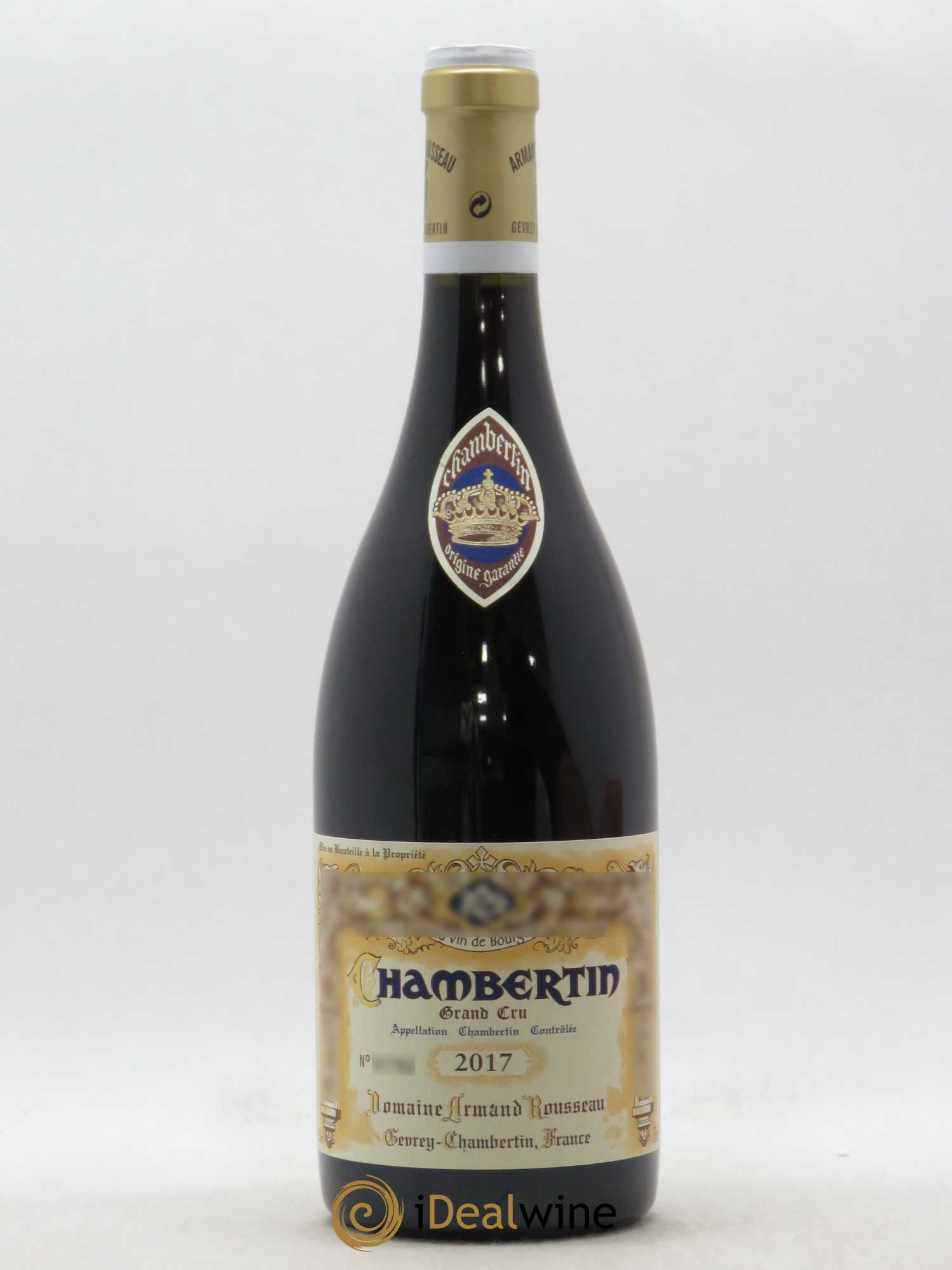 Chambertin Grand Cru Armand Rousseau (Domaine) 2017 - Lot de 1 bouteille - 0