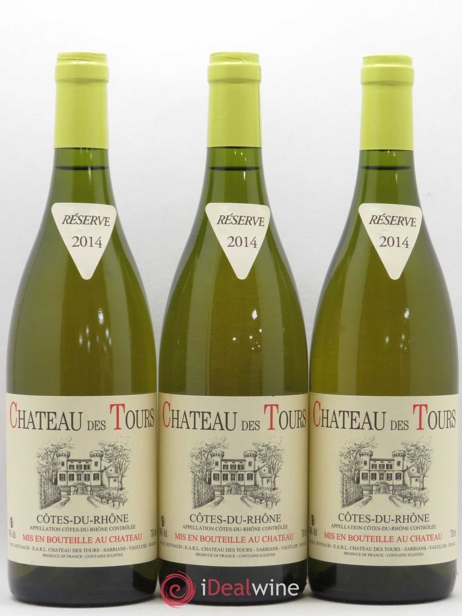 Côtes-du-Rhône Château des Tours Emmanuel Reynaud 2014 - Lot de 3 bouteilles - 0