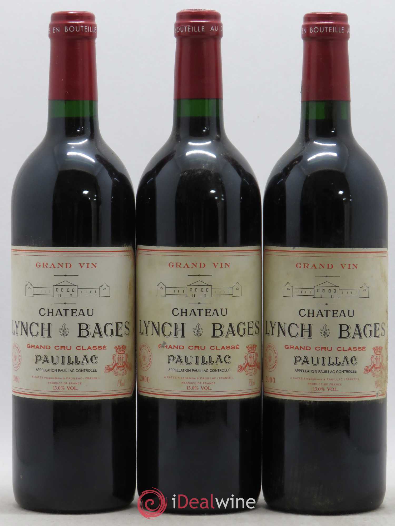 Château Lynch Bages 5ème Grand Cru Classé 2000 - Lot de 12 bouteilles - 2