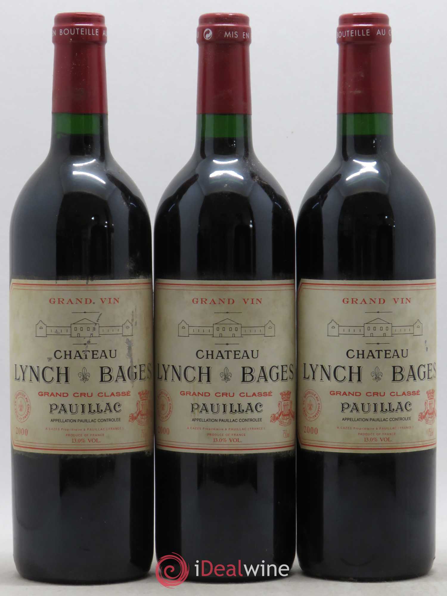 Château Lynch Bages 5ème Grand Cru Classé 2000 - Lot de 12 bouteilles - 3