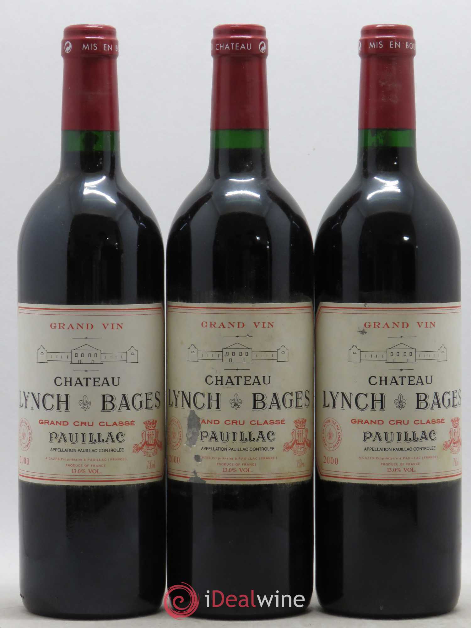 Château Lynch Bages 5ème Grand Cru Classé 2000 - Lot de 12 bouteilles - 2