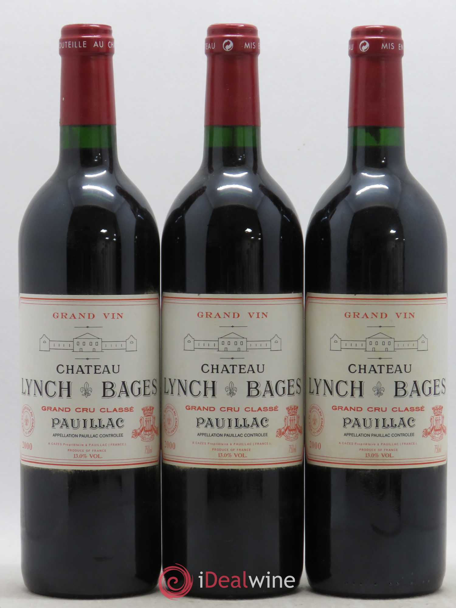 Château Lynch Bages 5ème Grand Cru Classé 2000 - Lot de 12 bouteilles - 3
