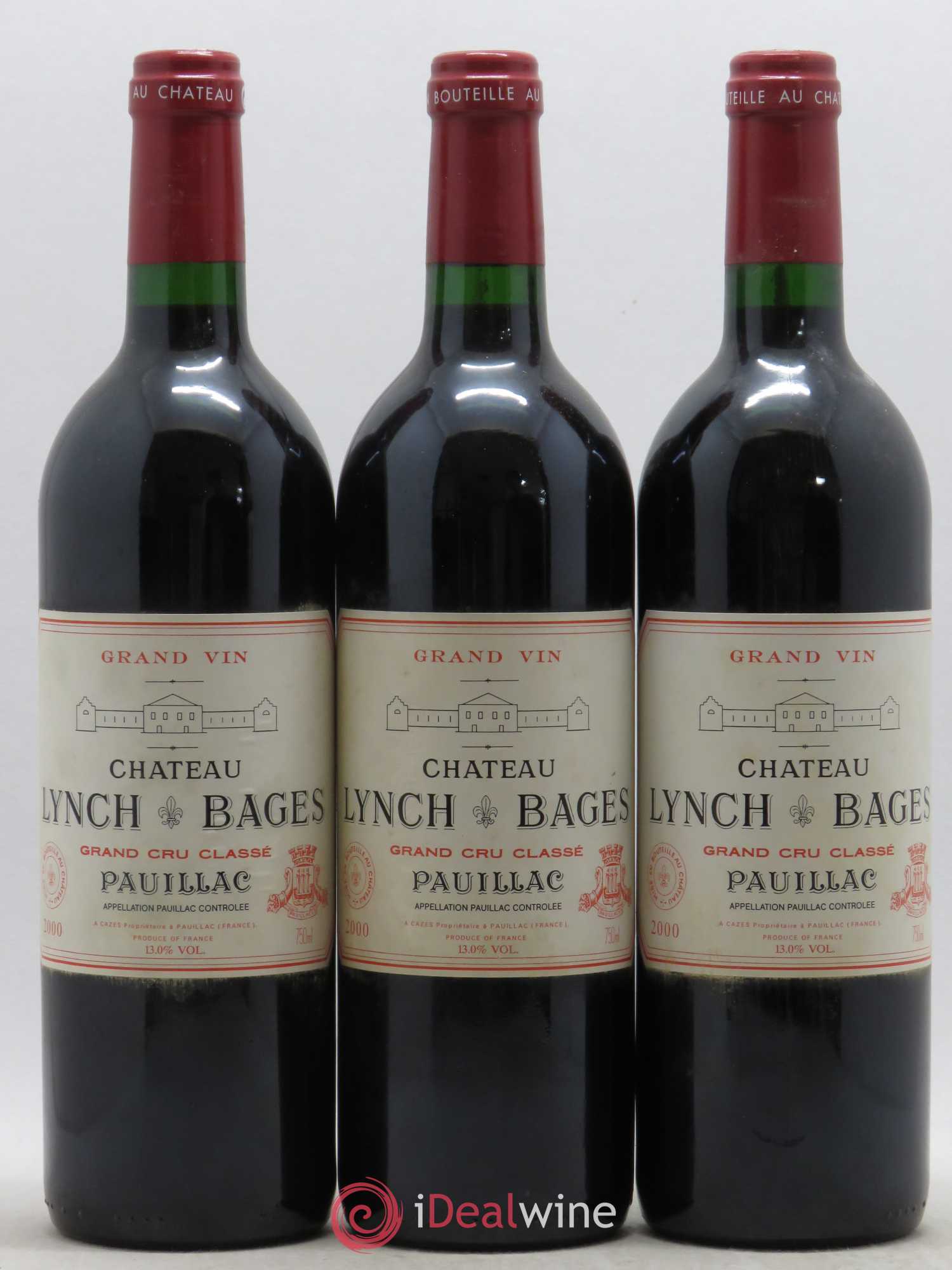 Château Lynch Bages 5ème Grand Cru Classé 2000 - Lot de 12 bouteilles - 4
