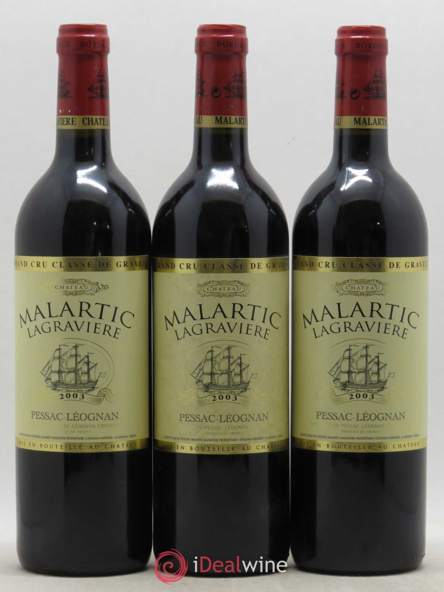 Château Malartic-Lagravière Cru Classé de Graves 2003 - Lot de 12 bouteilles - 4