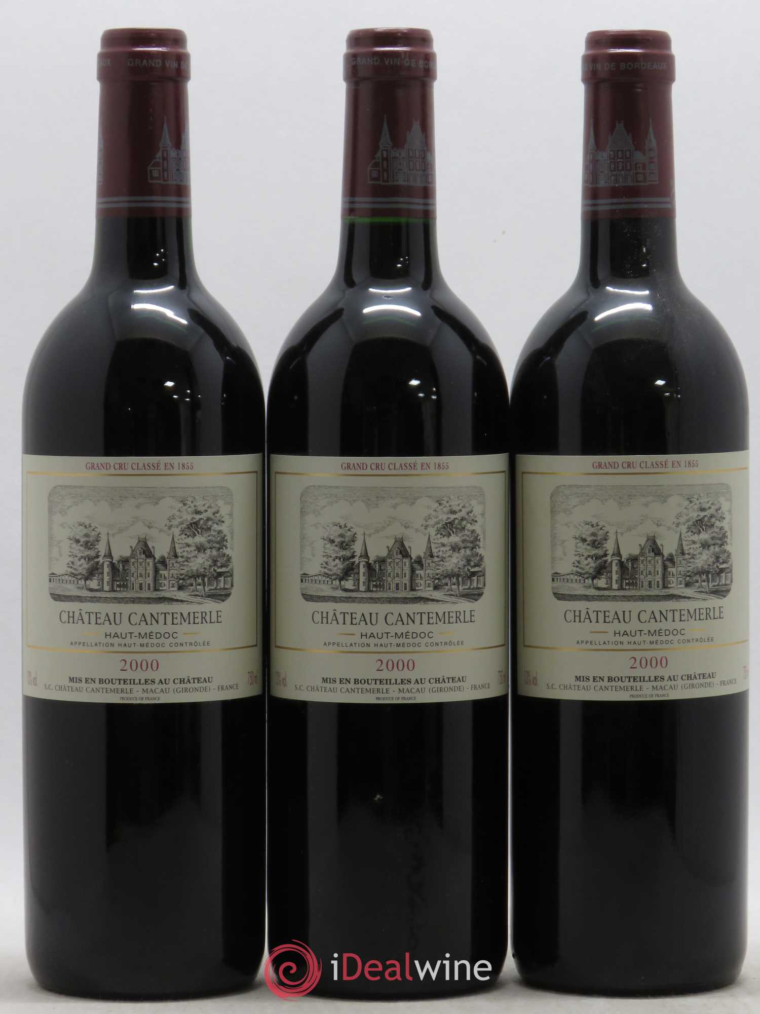 Château Cantemerle 5ème Grand Cru Classé 2000 - Lot de 12 bouteilles - 2