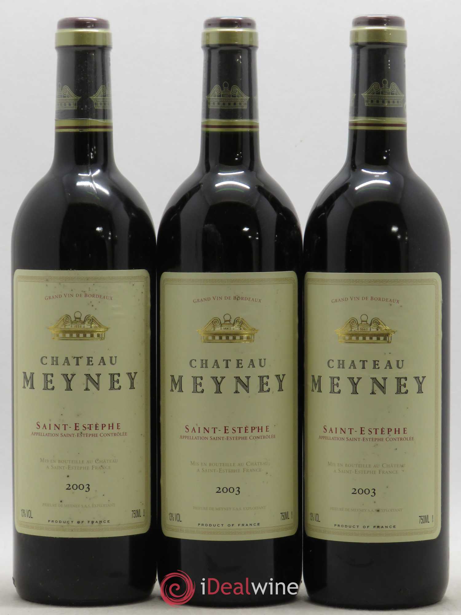 Château Meyney 2003 - Lot de 12 bouteilles - 1