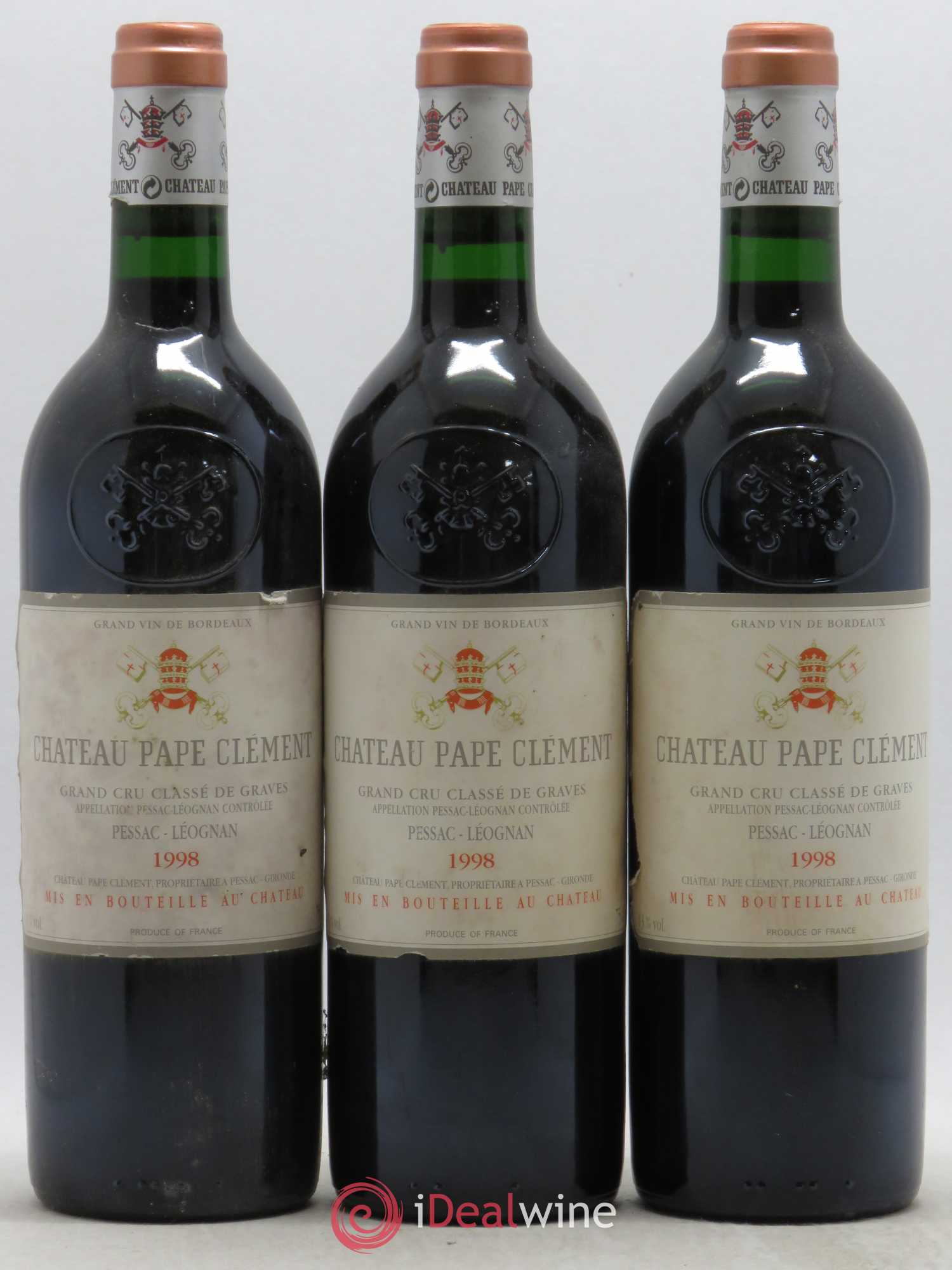 Château Pape Clément Cru Classé de Graves 1998 - Lot de 12 bouteilles - 4