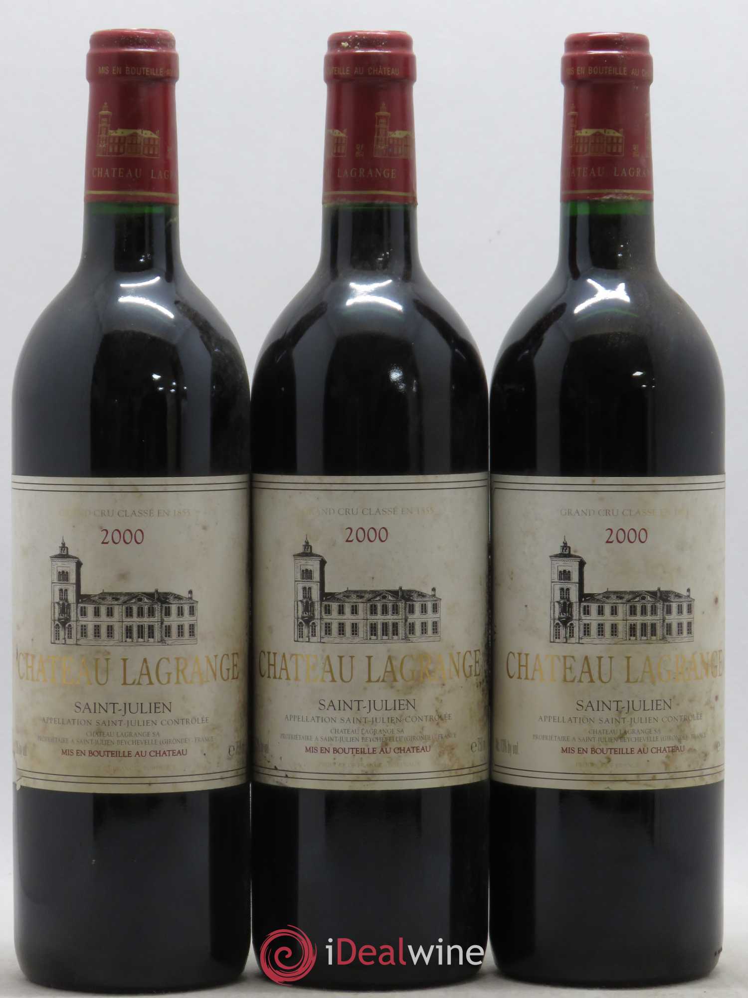 Château Lagrange à Pomerol 2000 - Lot de 12 bouteilles - 1