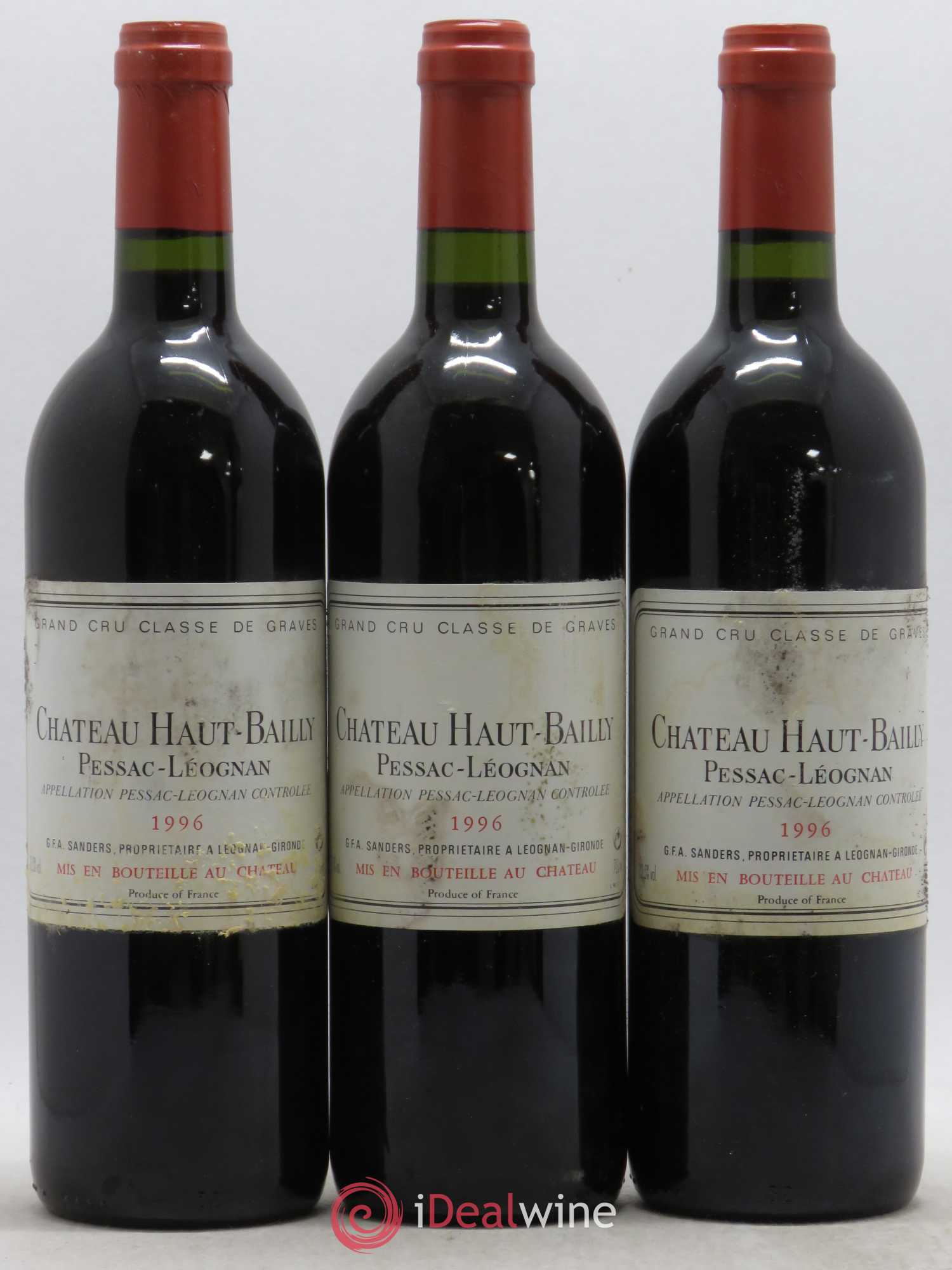 Château Haut-Bailly Cru Classé de Graves 1996 - Lot de 11 bouteilles - 2