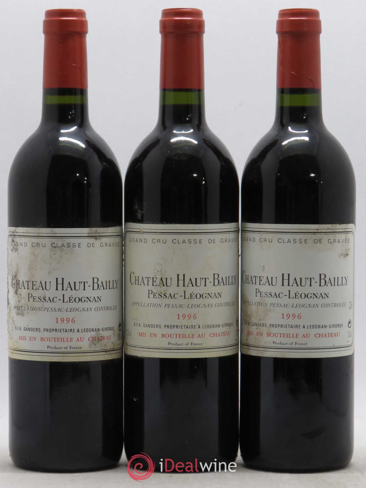 Château Haut-Bailly Cru Classé de Graves 1996 - Lot de 11 bouteilles - 3