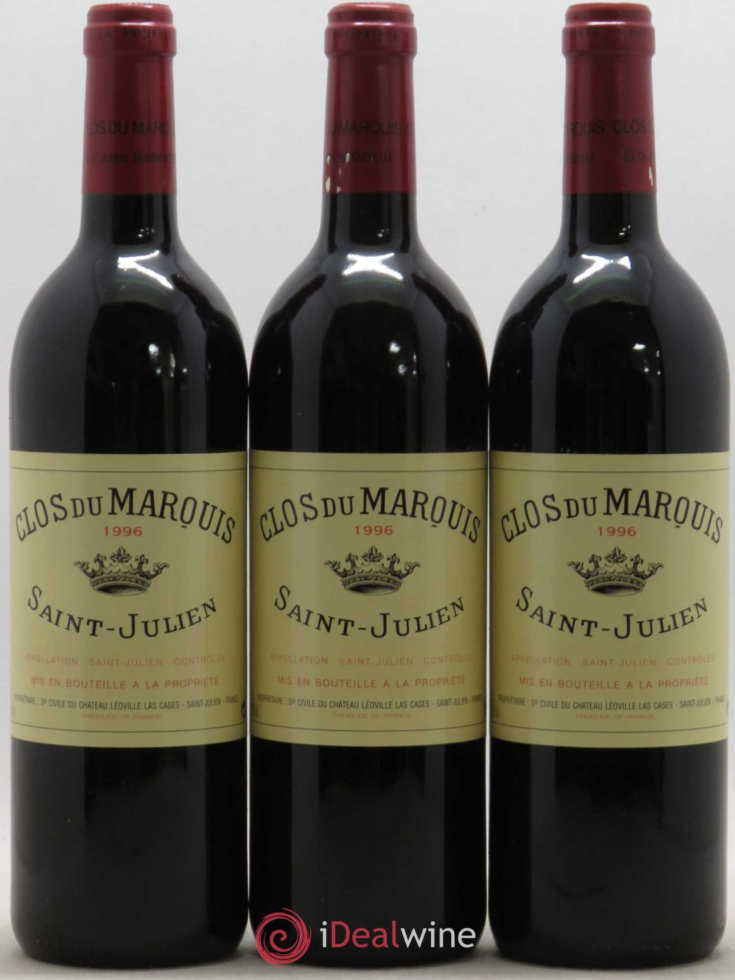 Clos du Marquis 1996 - Lot de 12 bouteilles - 1