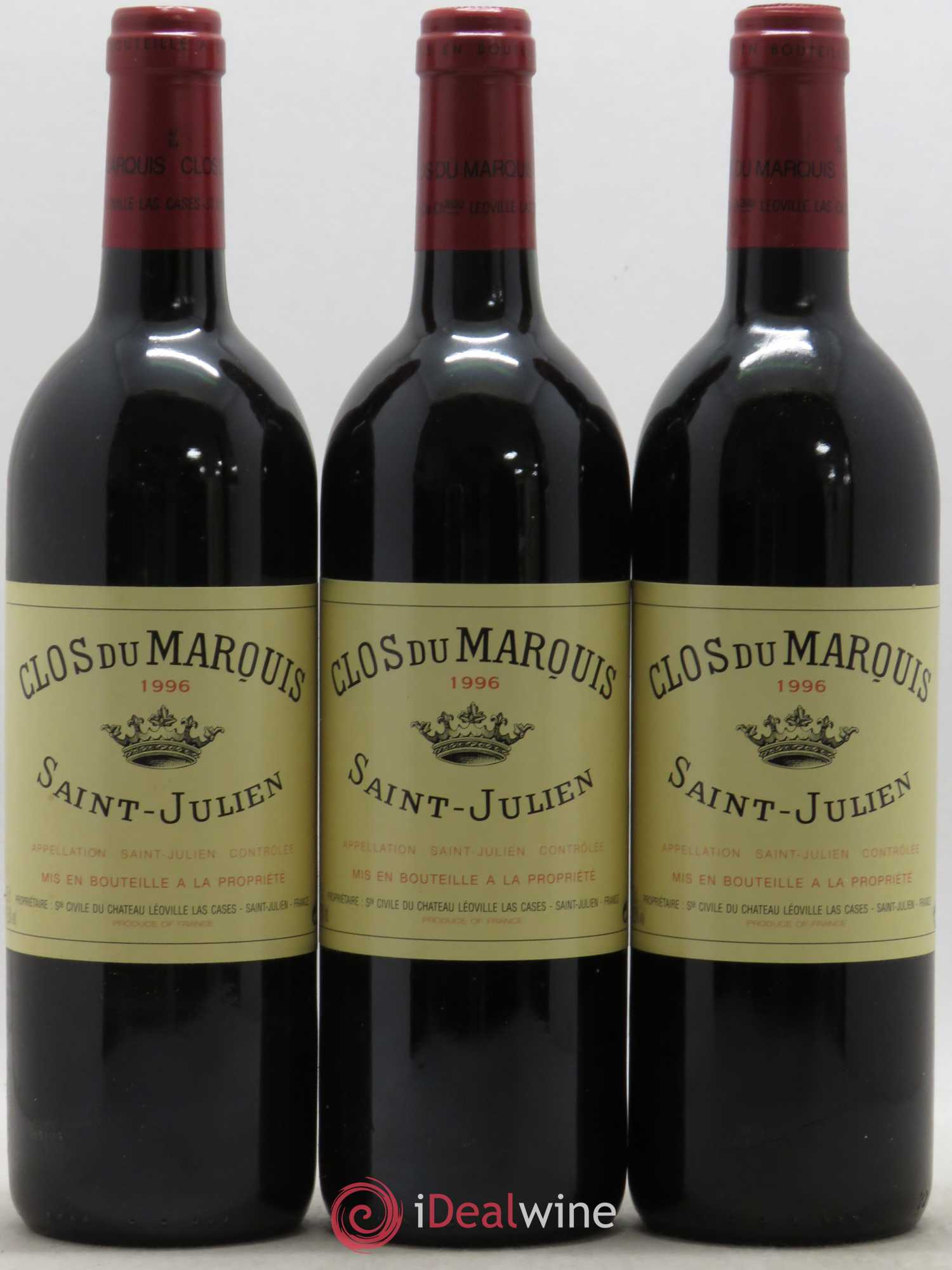 Clos du Marquis 1996 - Lot de 12 bouteilles - 3