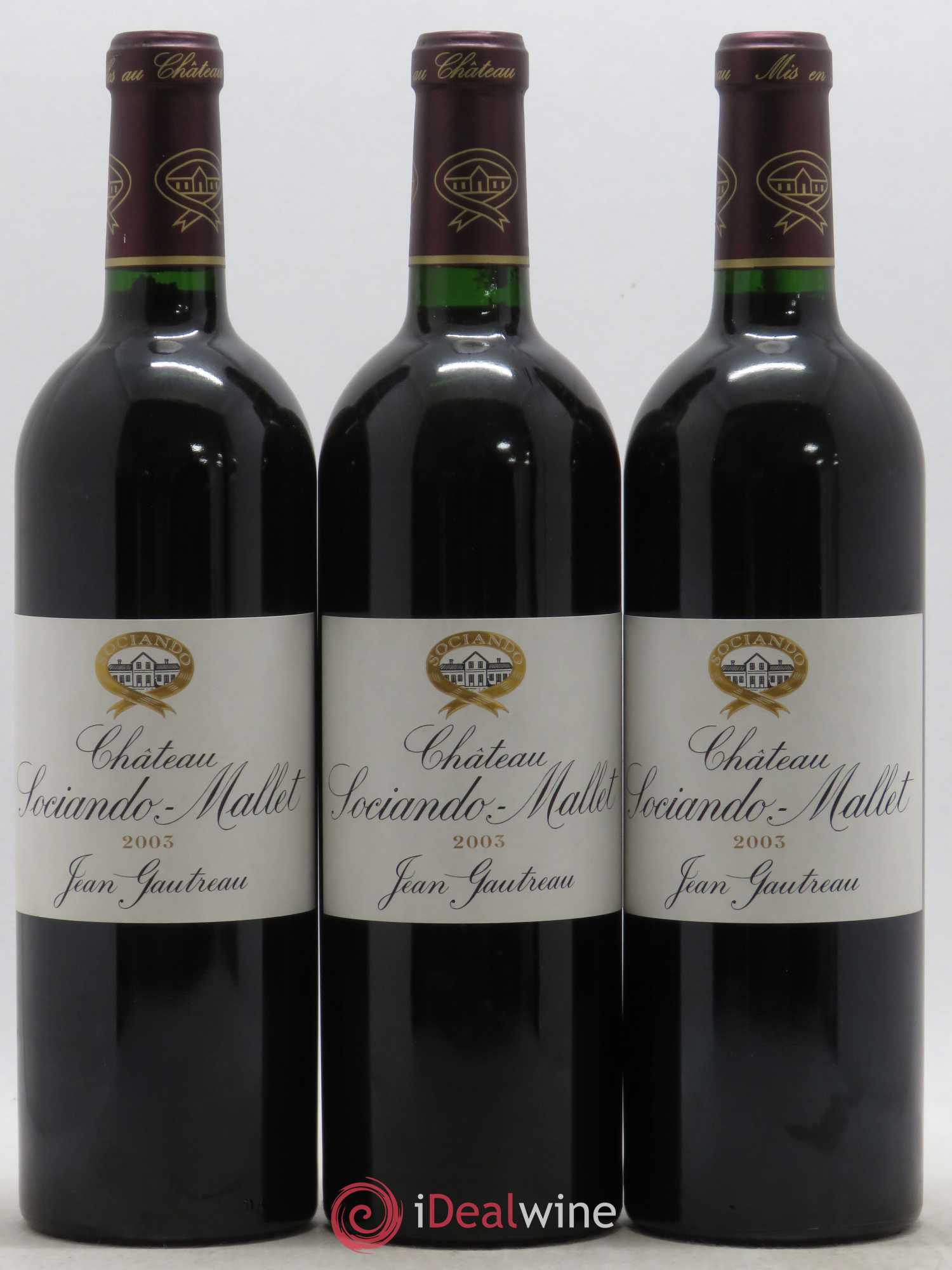 Château Sociando Mallet 2003 - Lot de 12 bouteilles - 3