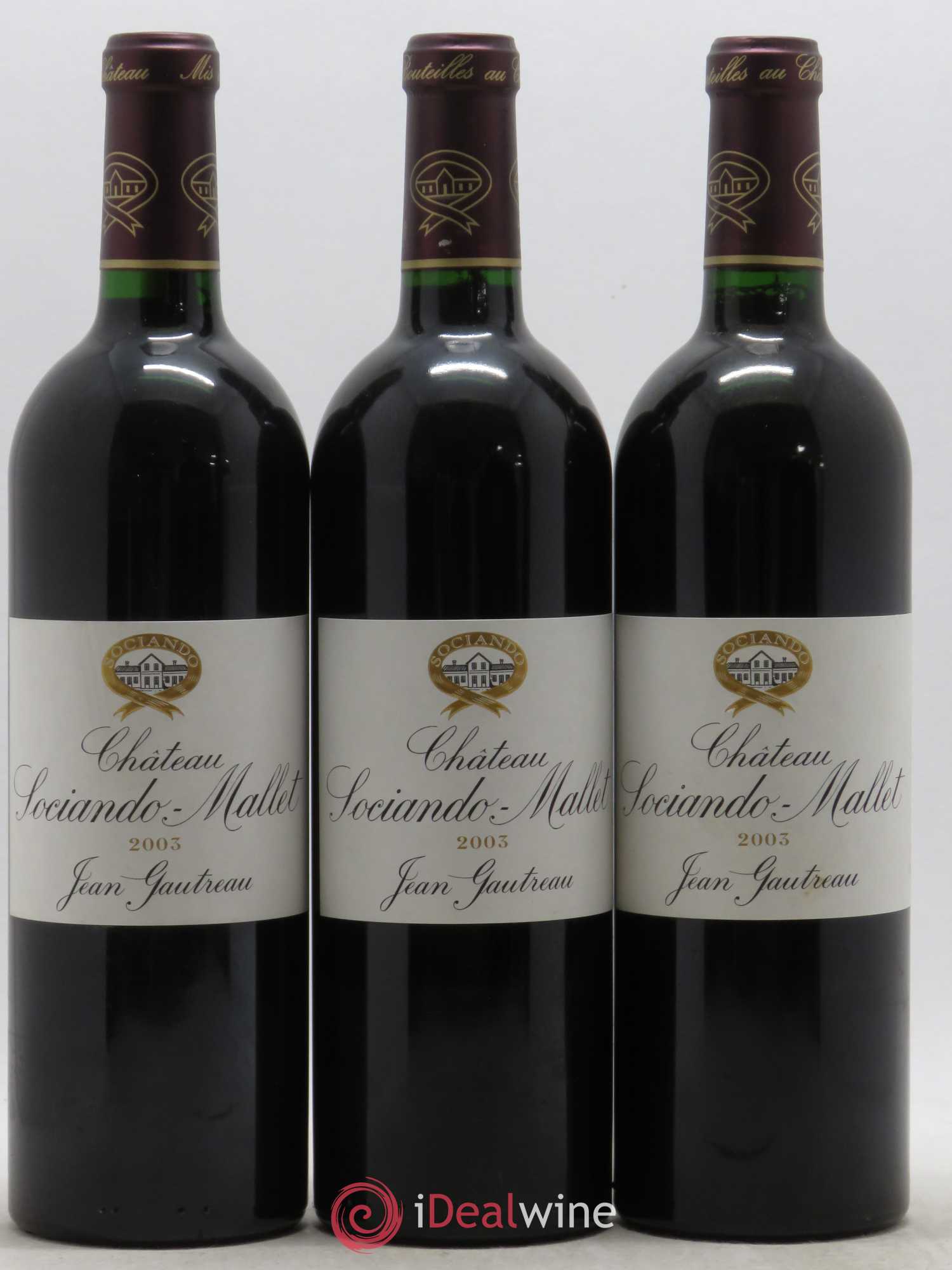 Château Sociando Mallet 2003 - Lot de 12 bouteilles - 4