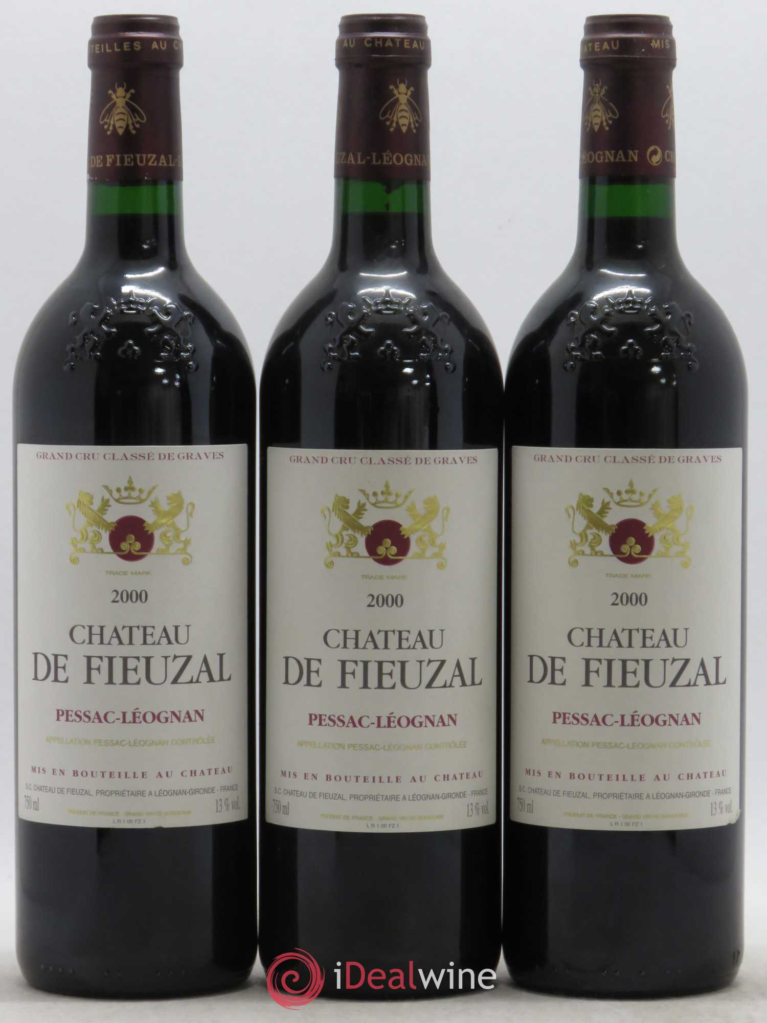 Château de Fieuzal Cru Classé de Graves 2000 - Lot de 12 bouteilles - 2