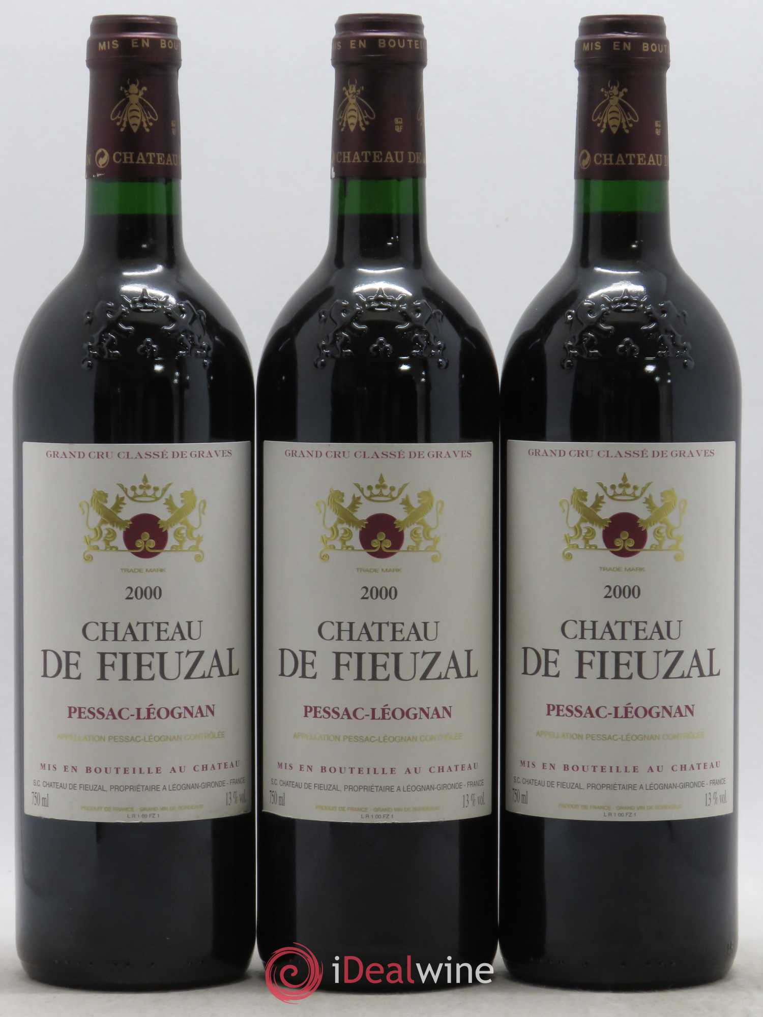 Château de Fieuzal Cru Classé de Graves 2000 - Lot de 12 bouteilles - 3