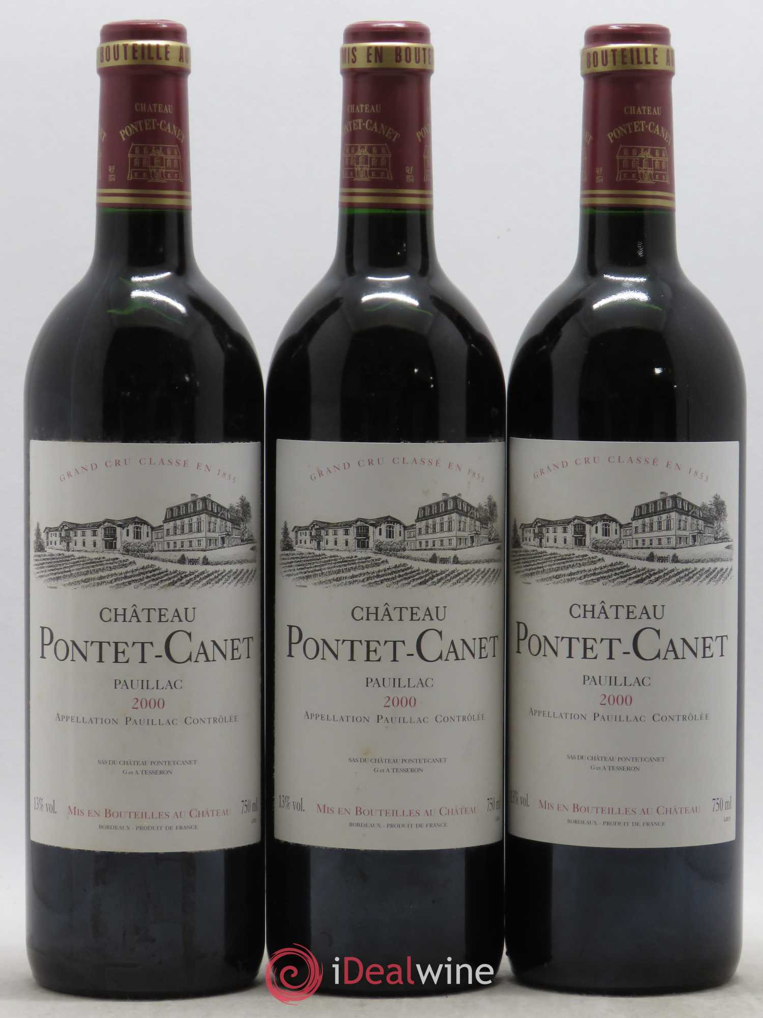 Château Pontet Canet 5ème Grand Cru Classé 2000 - Lot de 12 bouteilles - 4