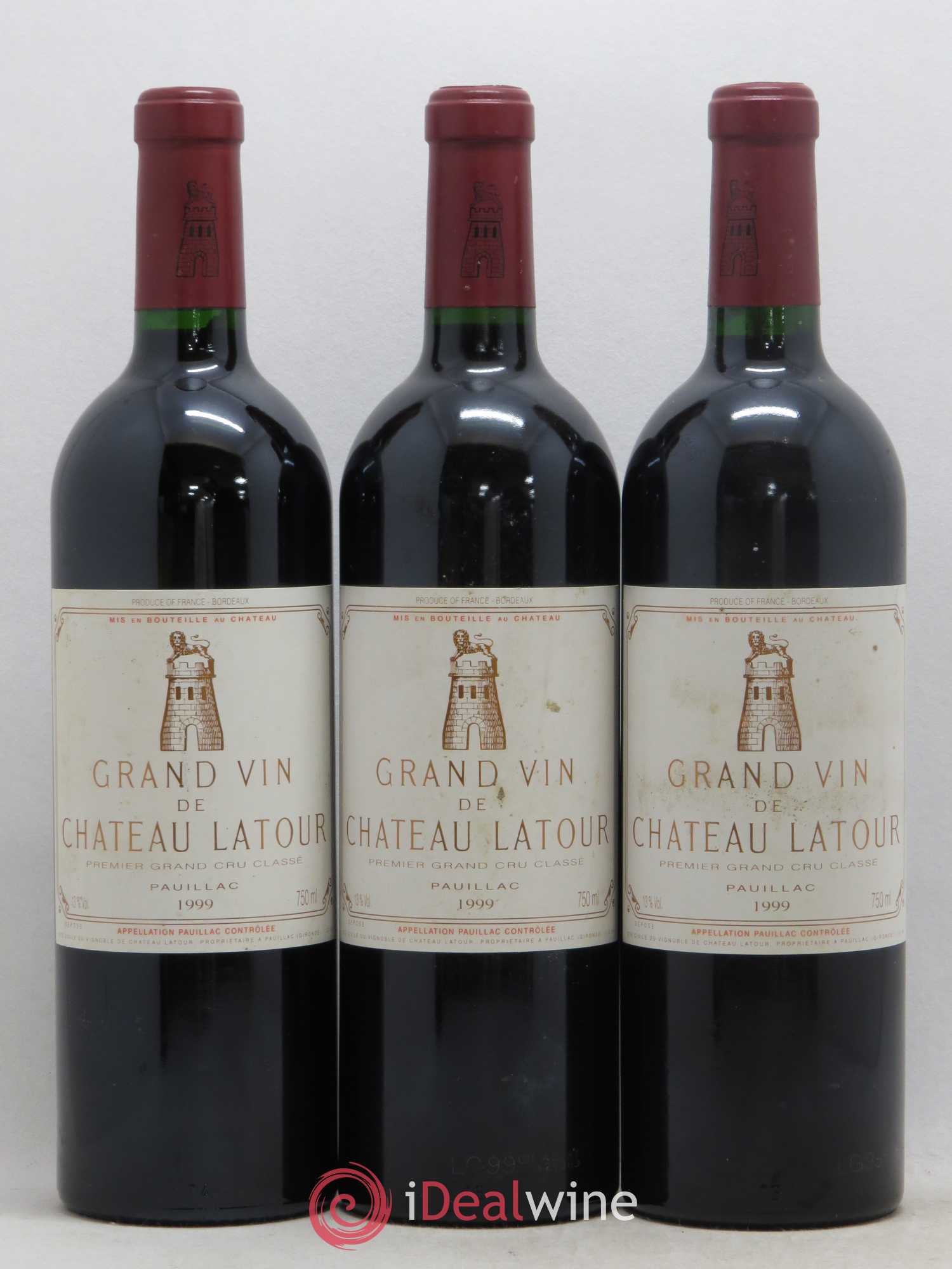 Château Latour 1er Grand Cru Classé 1999 - Lot de 6 bouteilles - 1