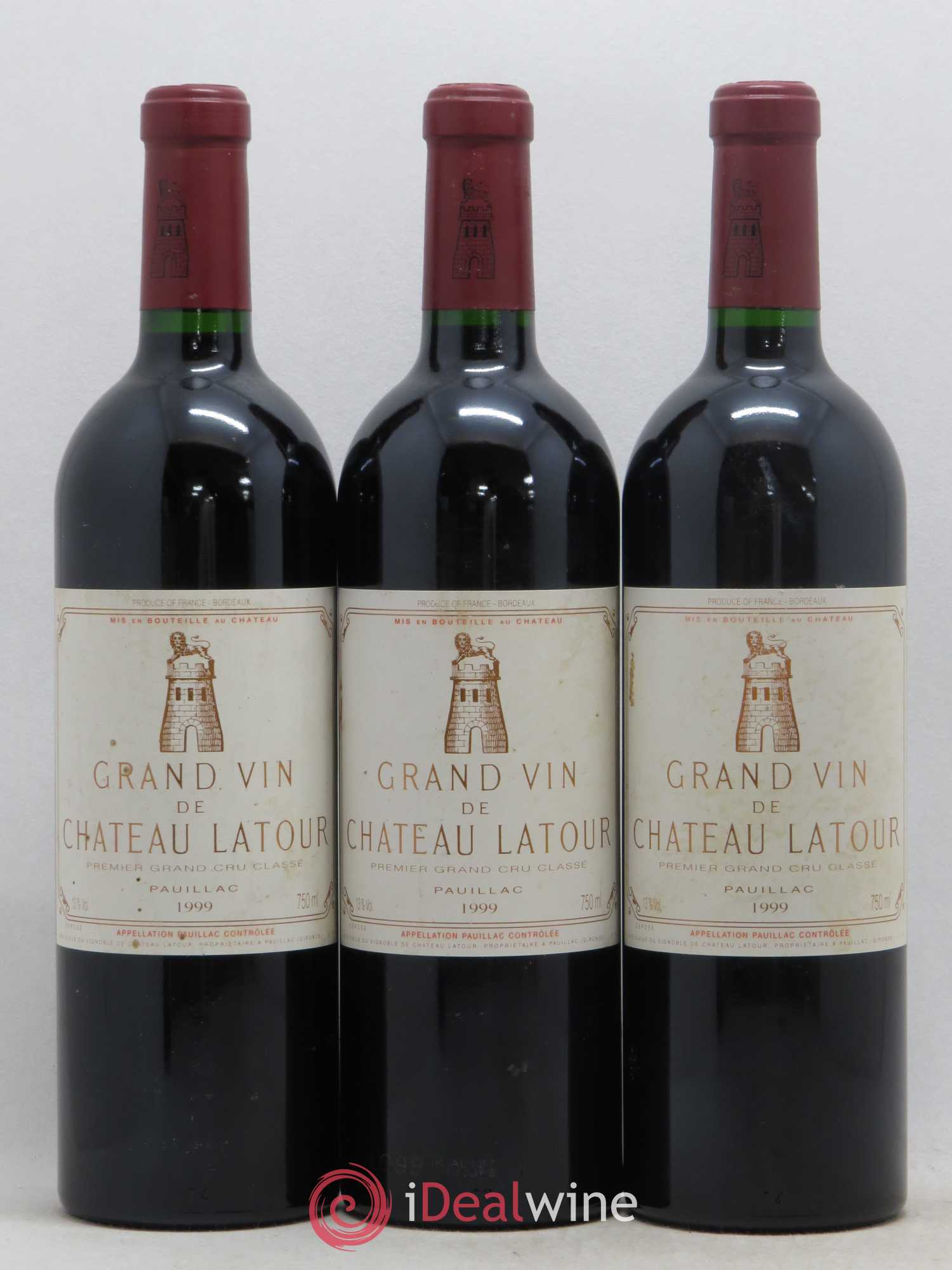 Château Latour 1er Grand Cru Classé 1999 - Lot de 6 bouteilles - 3
