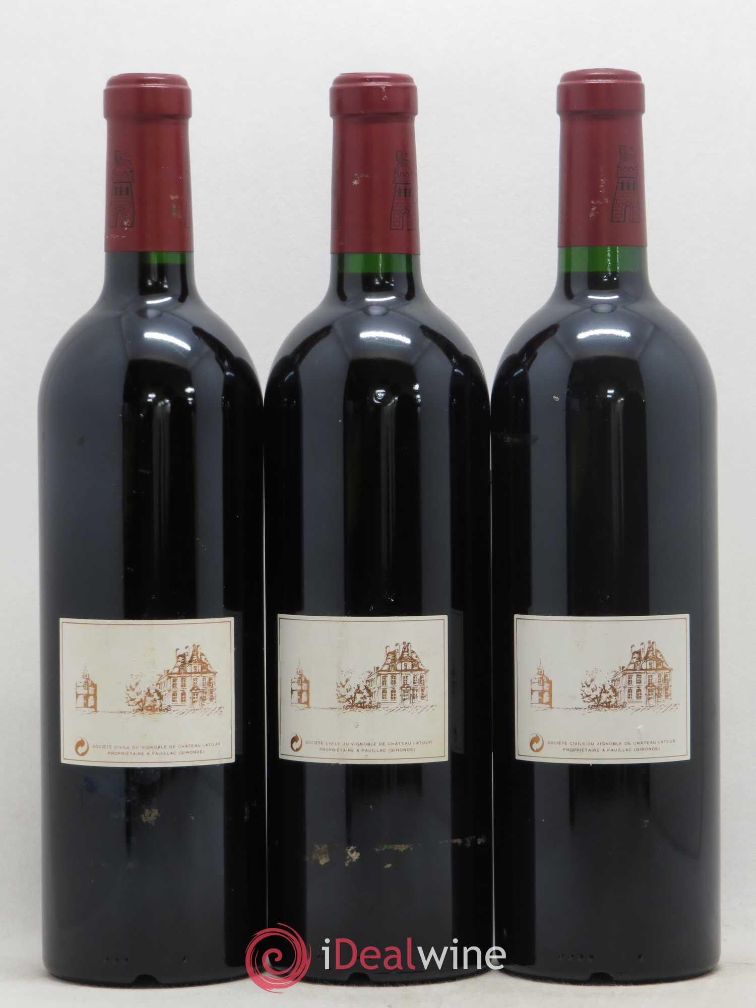 Château Latour 1er Grand Cru Classé 1999 - Lot de 3 bouteilles - 1