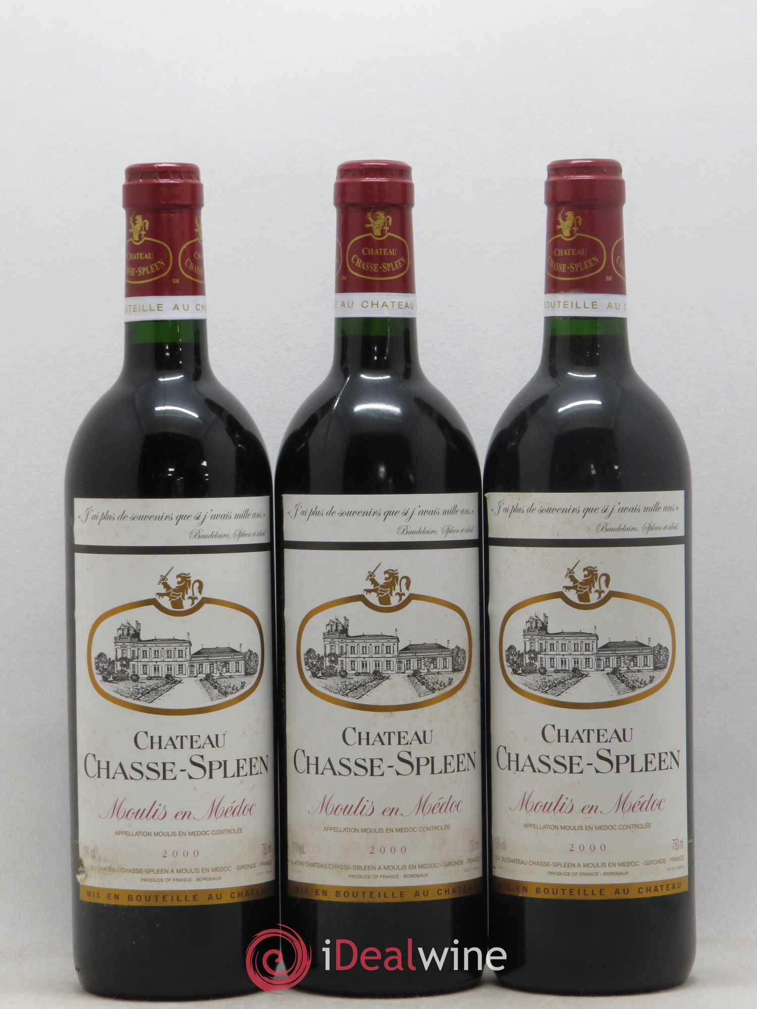 Château Chasse Spleen 2000 - Lot de 12 bouteilles - 3