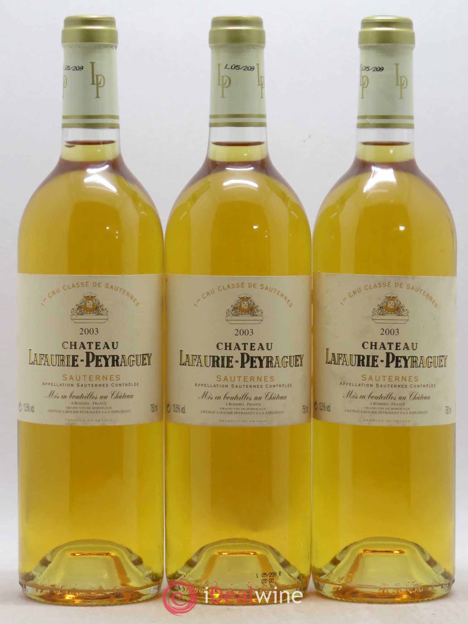 Château Lafaurie-Peyraguey 1er Grand Cru Classé 2003 - Lotto di 12 bottiglie - 4