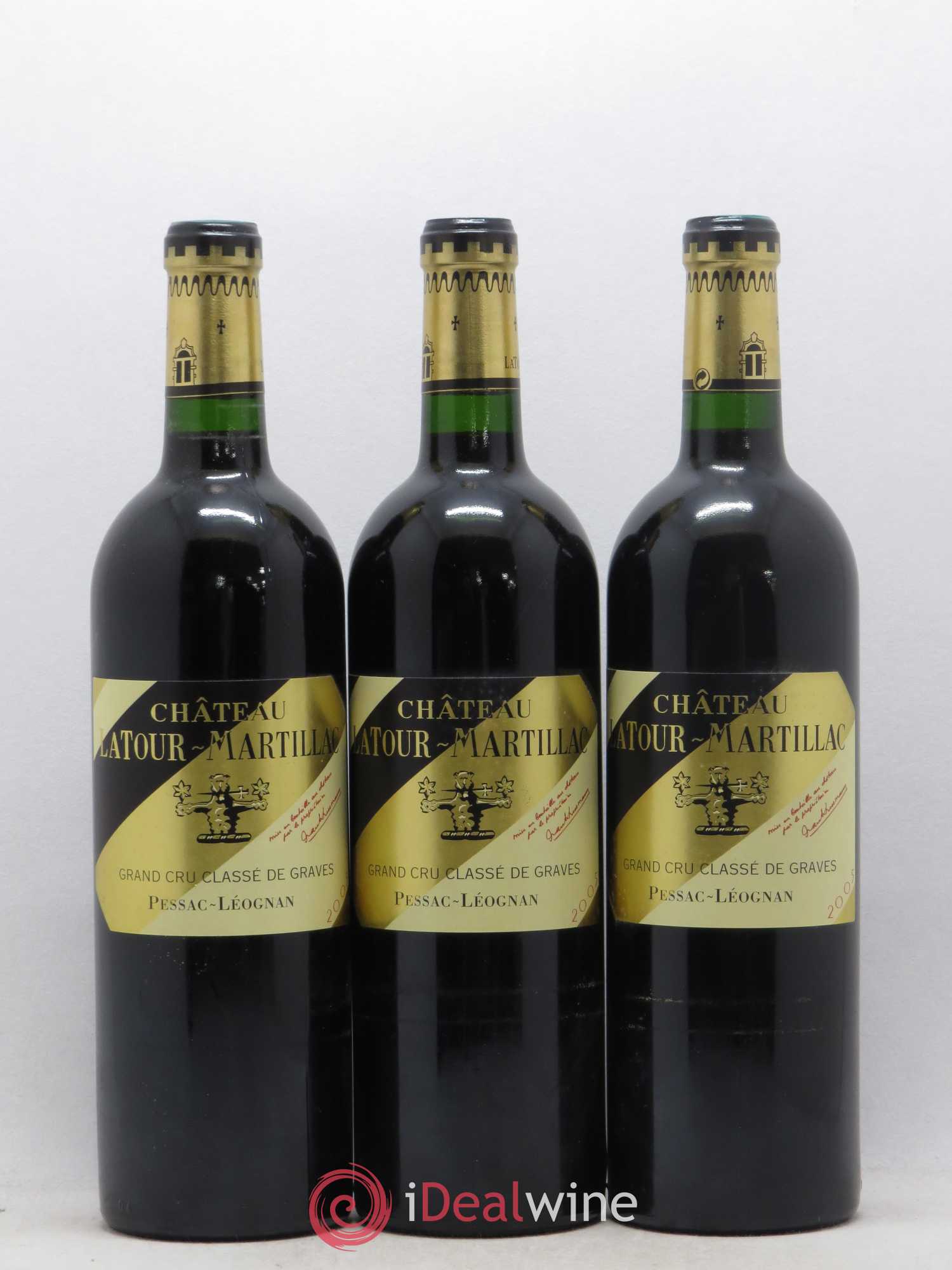 Château Latour-Martillac Cru Classé de Graves 2005 - Lot de 12 bouteilles - 1