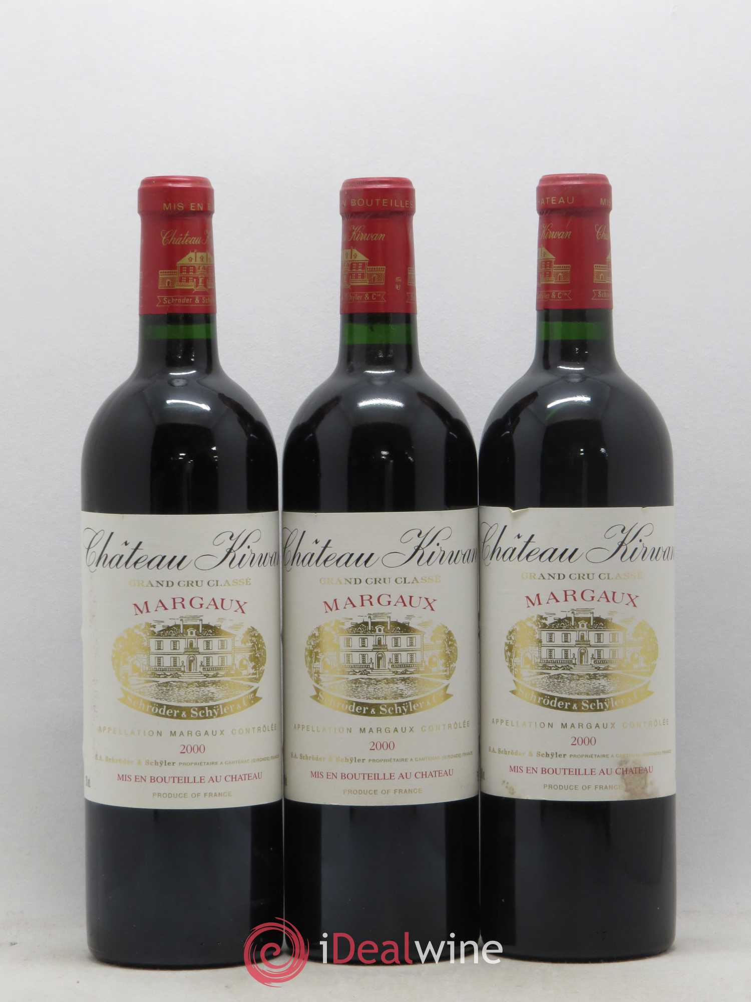 Château Kirwan 3ème Grand Cru Classé 2000 - Lot de 12 bouteilles - 3